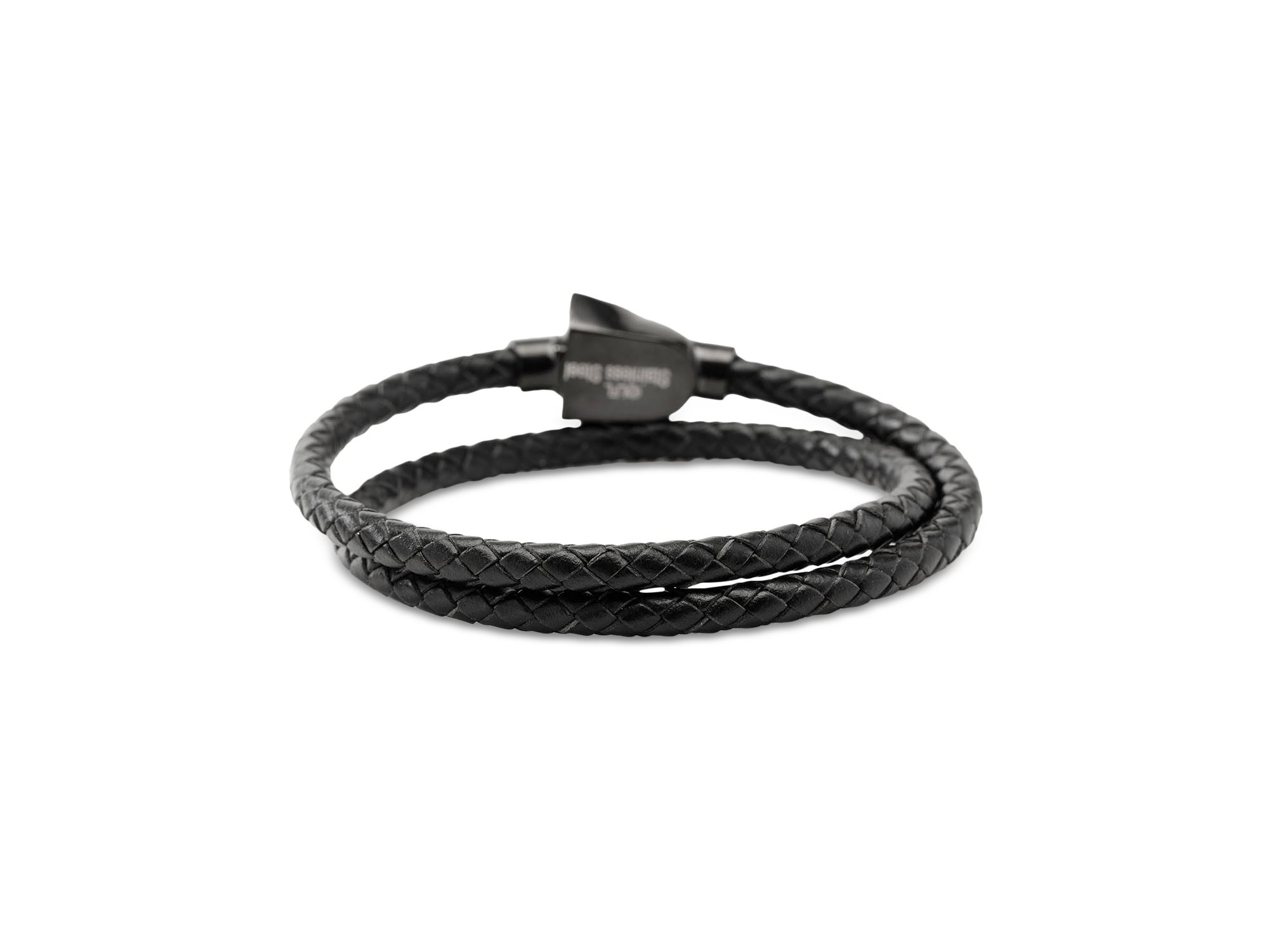 Darth Vader Helmet Double Wrap Leather Bracelet — Image 6