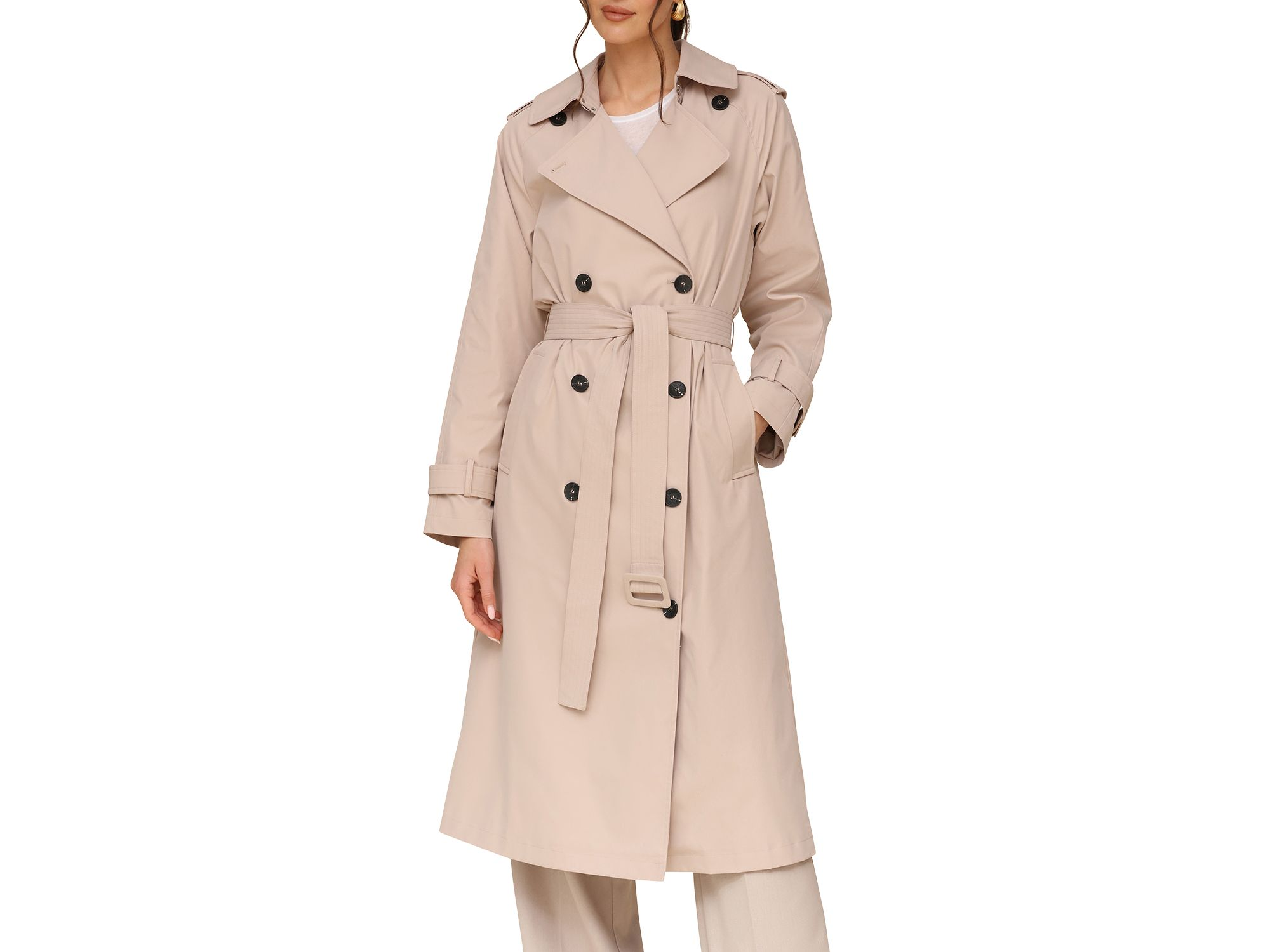 Belted City Trench Coat — Image 6