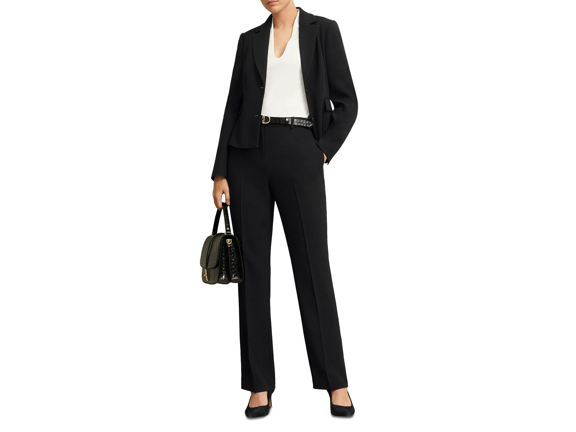 Petite Rae Straight Leg Pants — Image 3