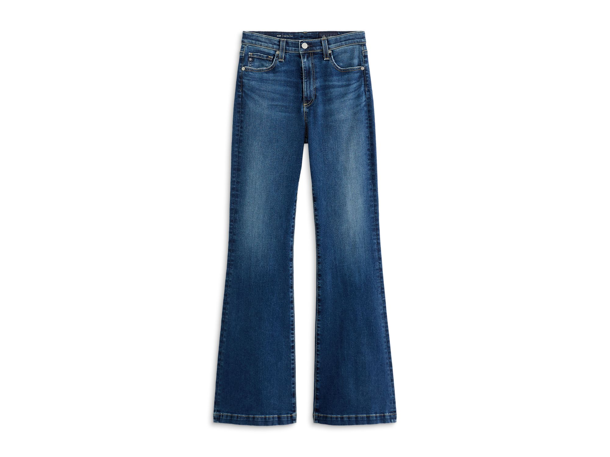 Madi High Rise Flare Jeans in Forgotten — Image 4