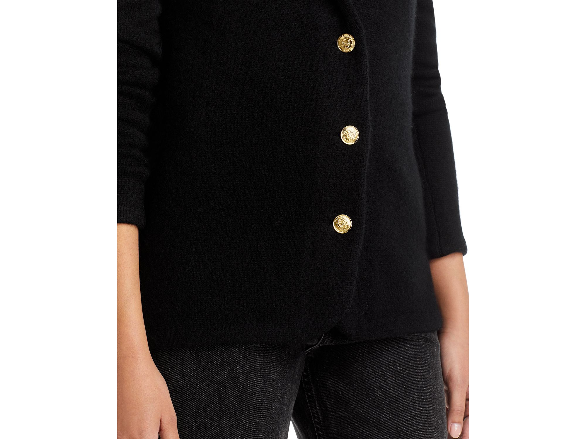 100% Cashmere Notch Lapel Blazer - Exclusive — Image 3
