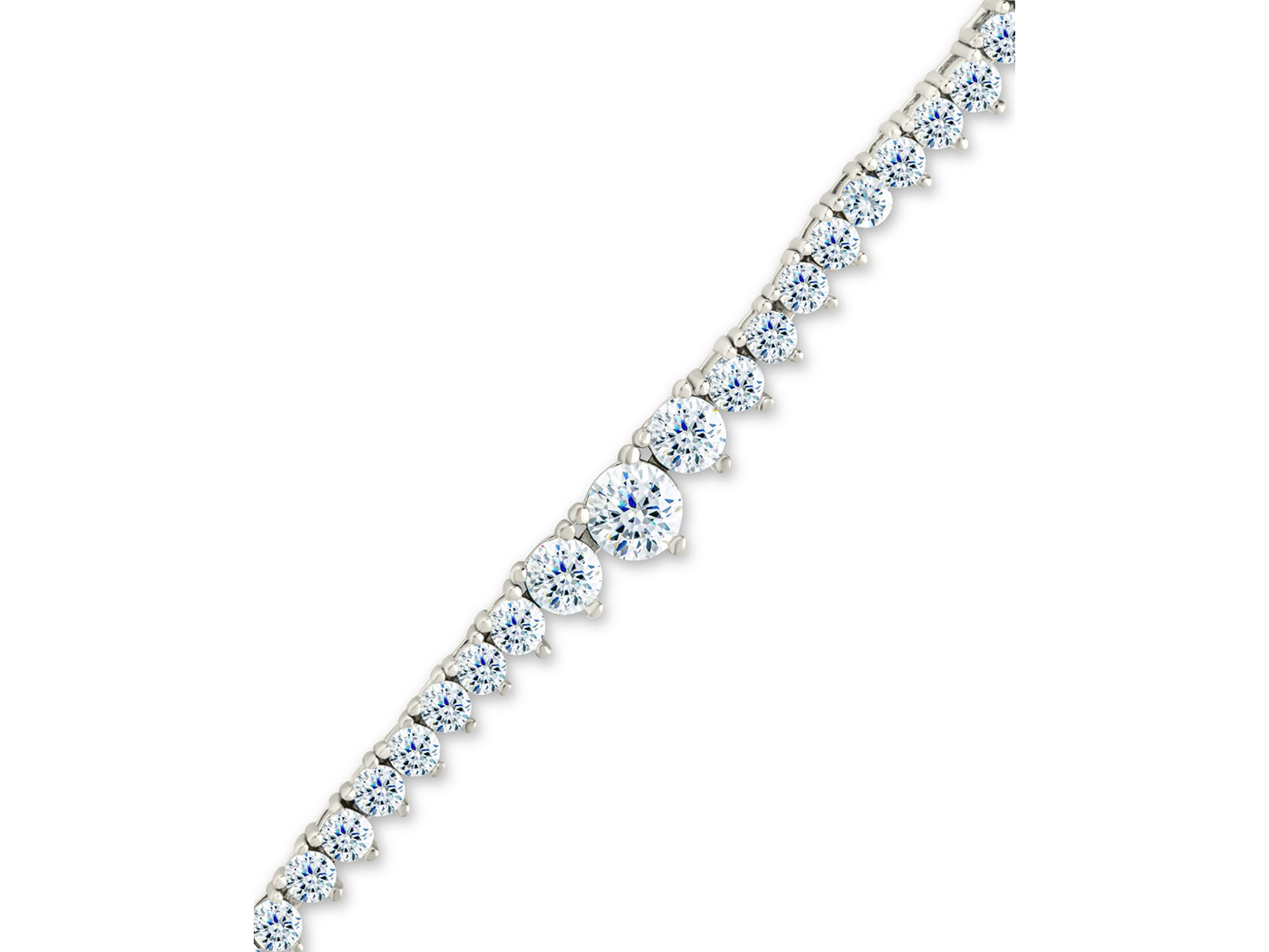 Tatum Cubic Zirconia Flex Bracelet — Image 3