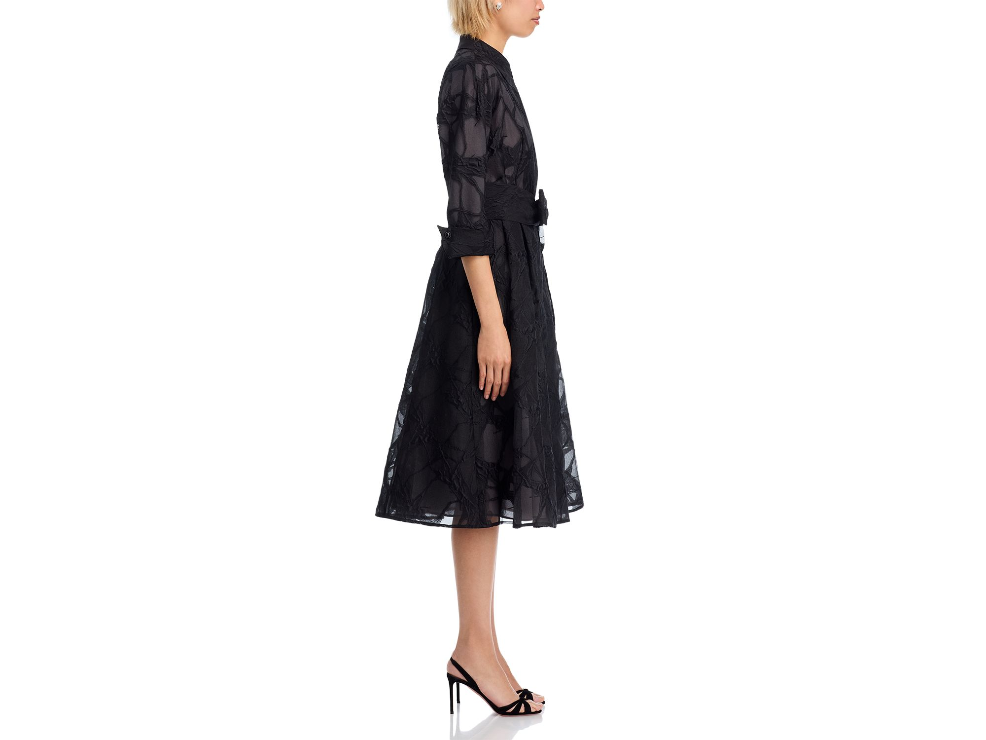 Organza Web Shirt Dress — Image 5