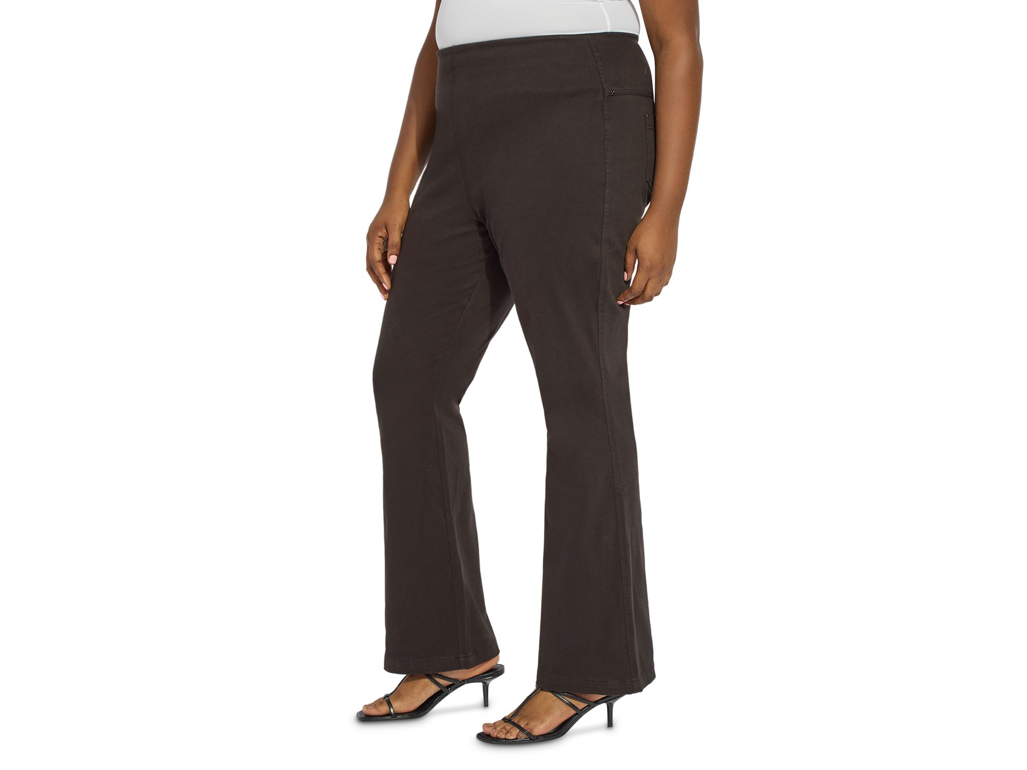 Baby Bootcut Jeans in Black — Image 7