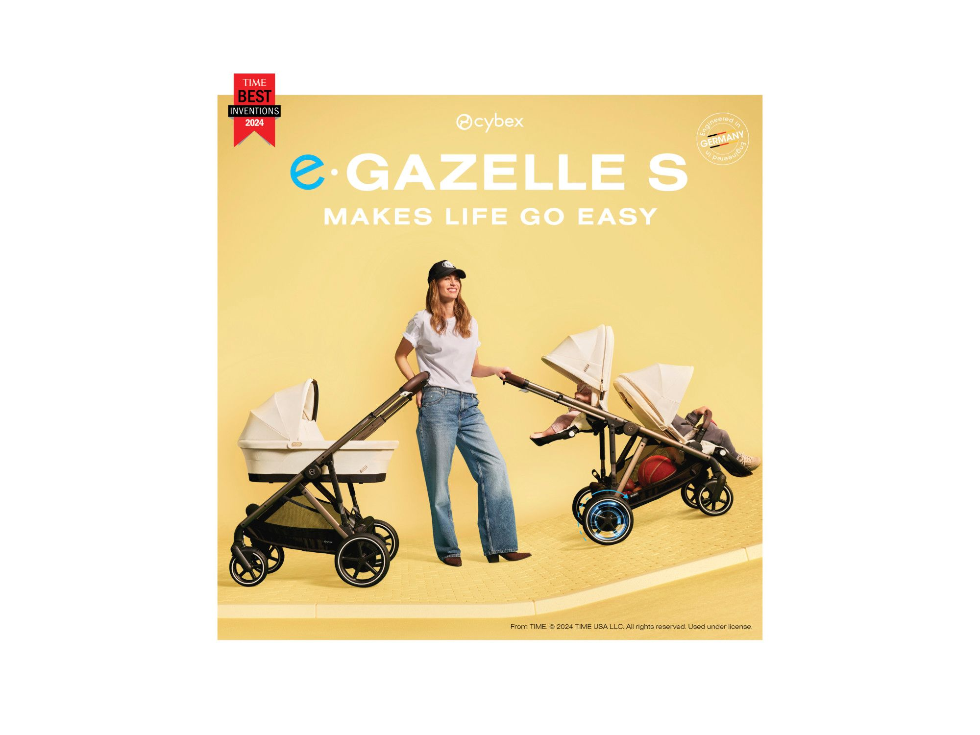 eGazelle S Electronic Stroller + Cot — Image 4