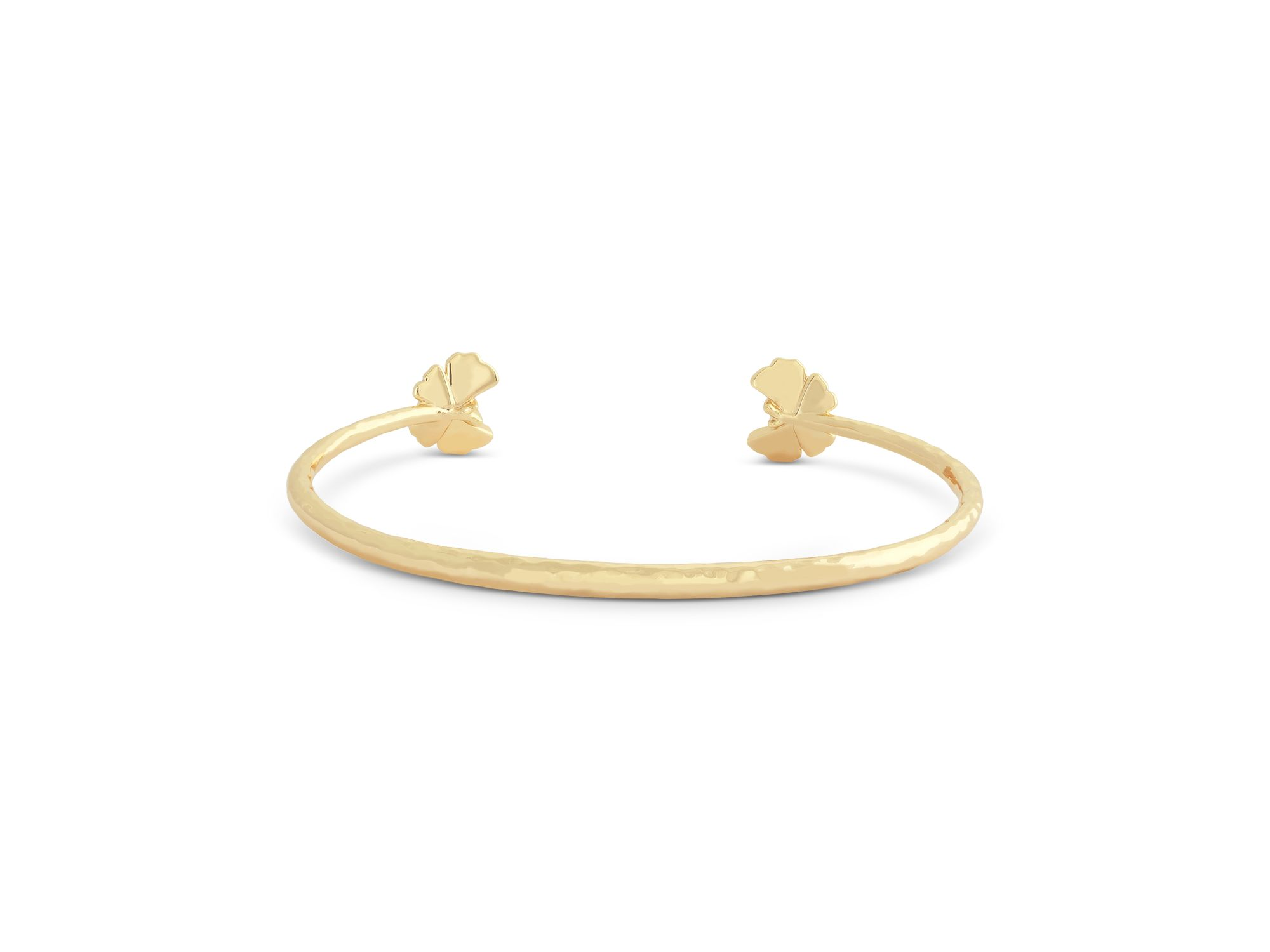 Pavé Butterfly Cuff Bracelet in 18K Gold Plated — Image 3