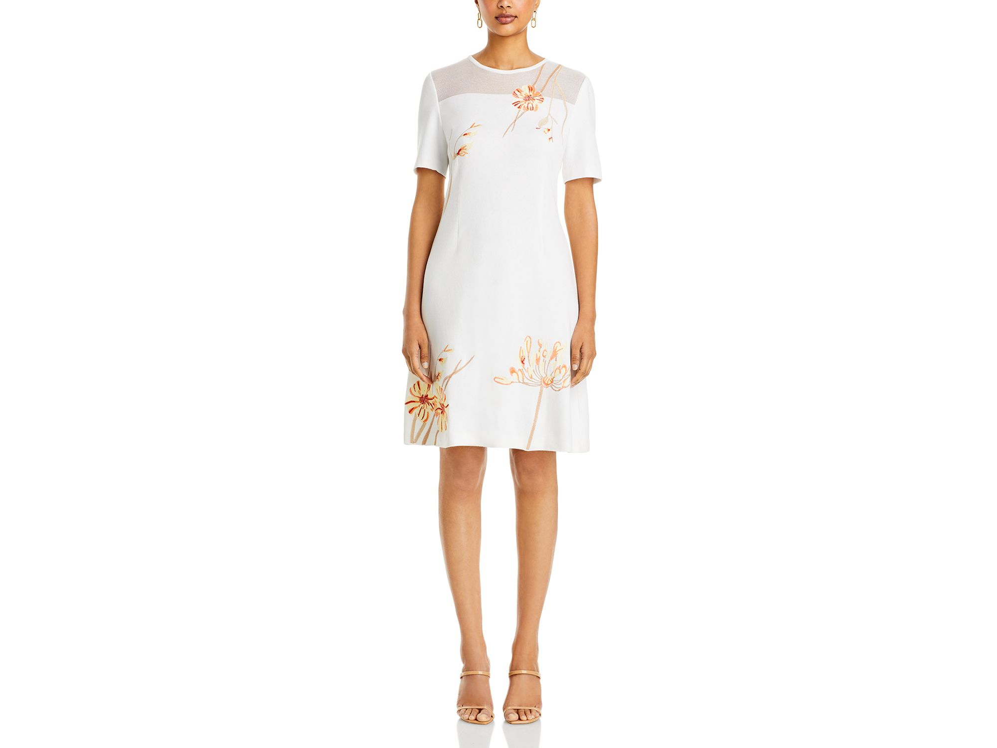 Floral Print Shift Dress — Image 5