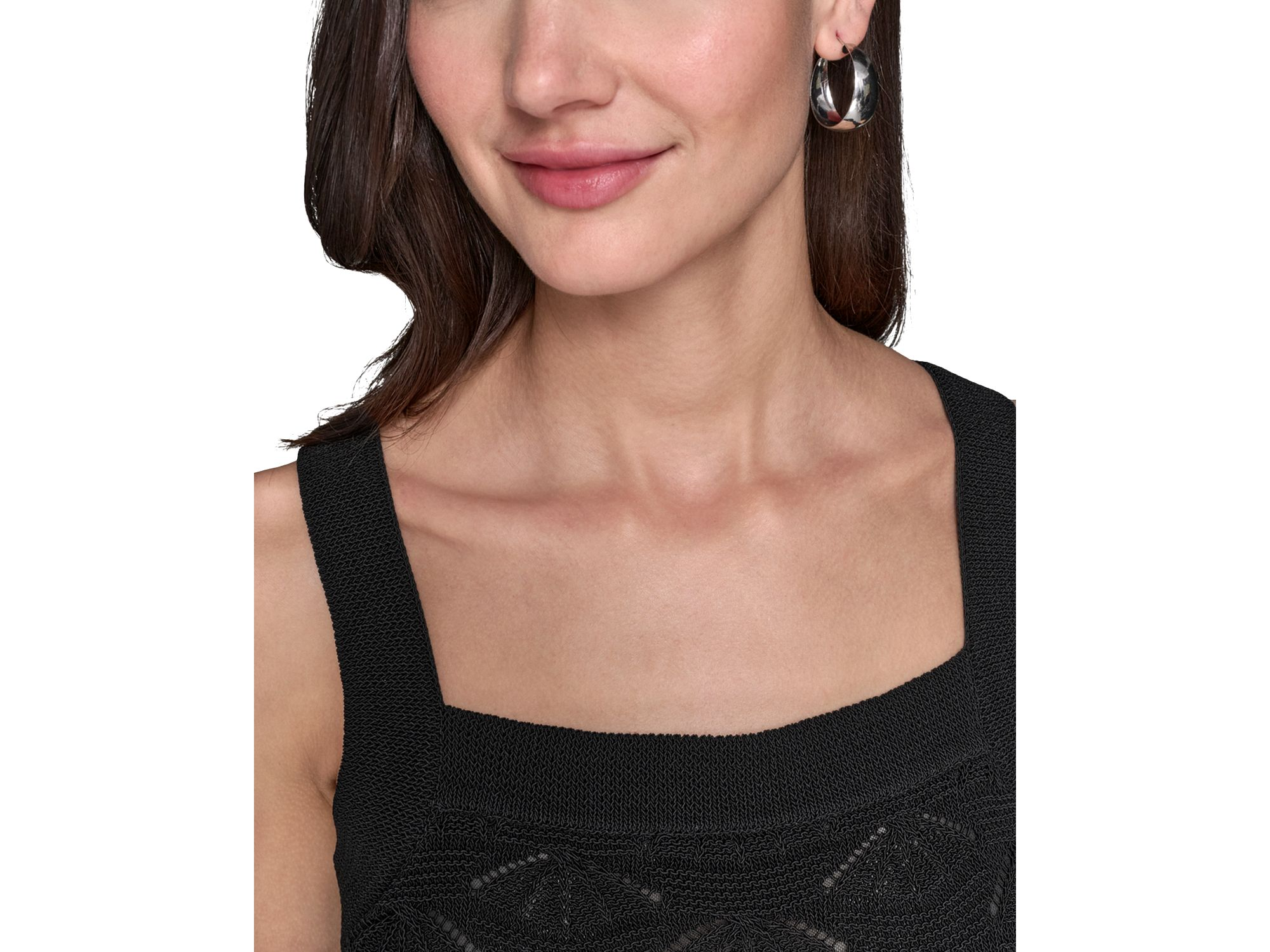 Fan Detail Sweater Tank Top — Image 3