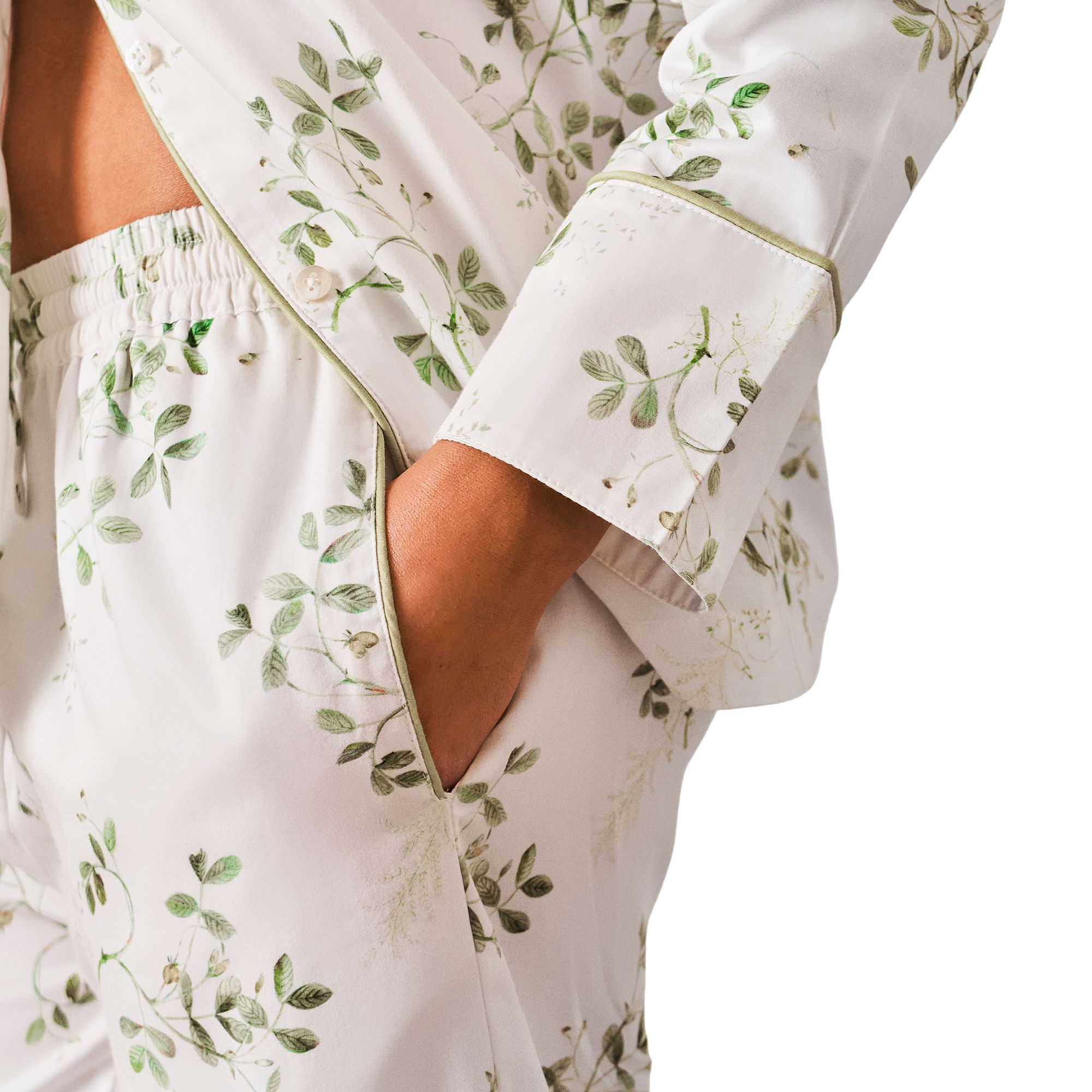 Peashoots Printed Cotton Pajama Set — Image 3