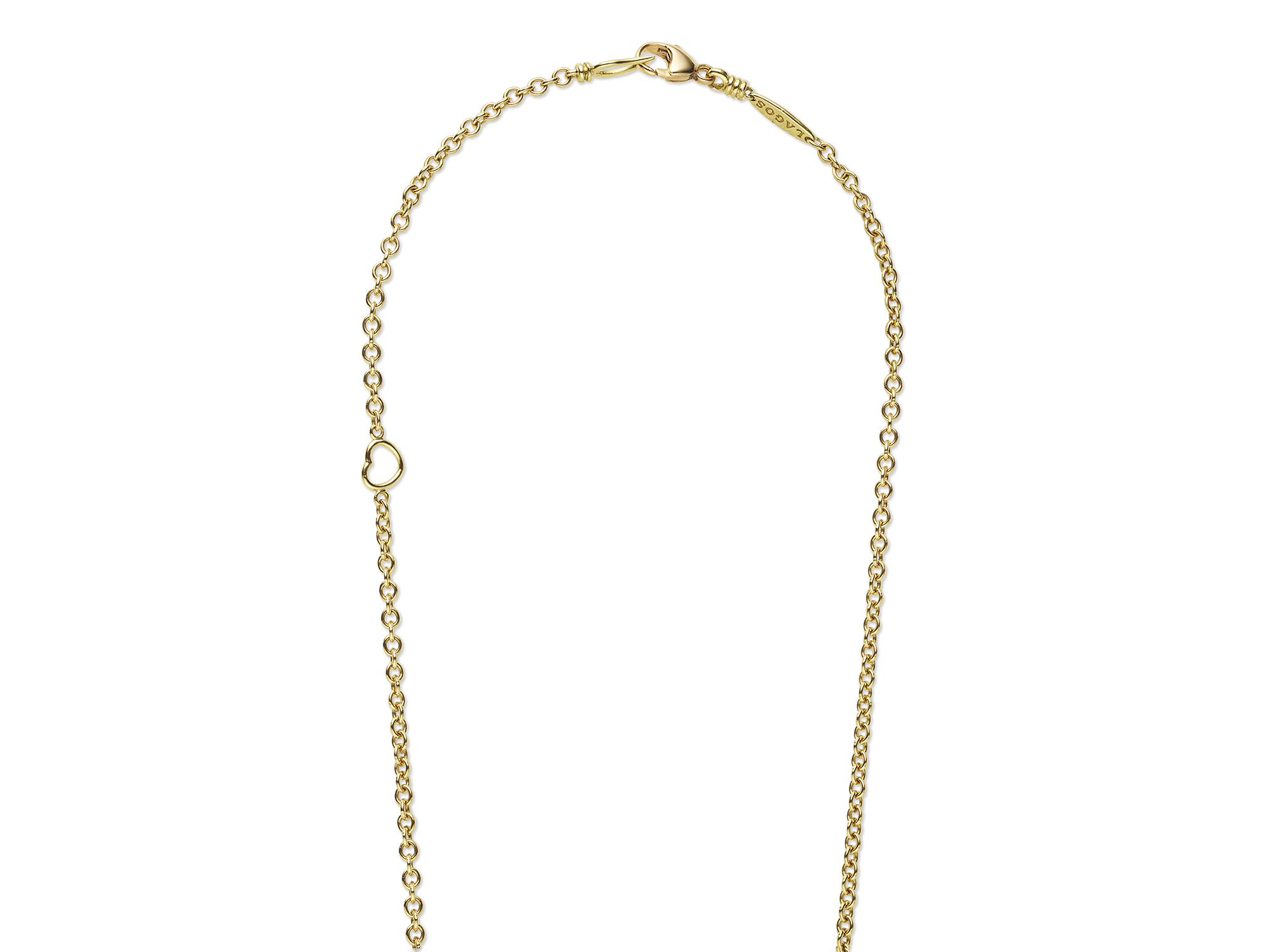 18K Yellow Gold Luna Cultured Pearl & Diamond Fleur Pendant Necklace, 16"-18" — Image 4