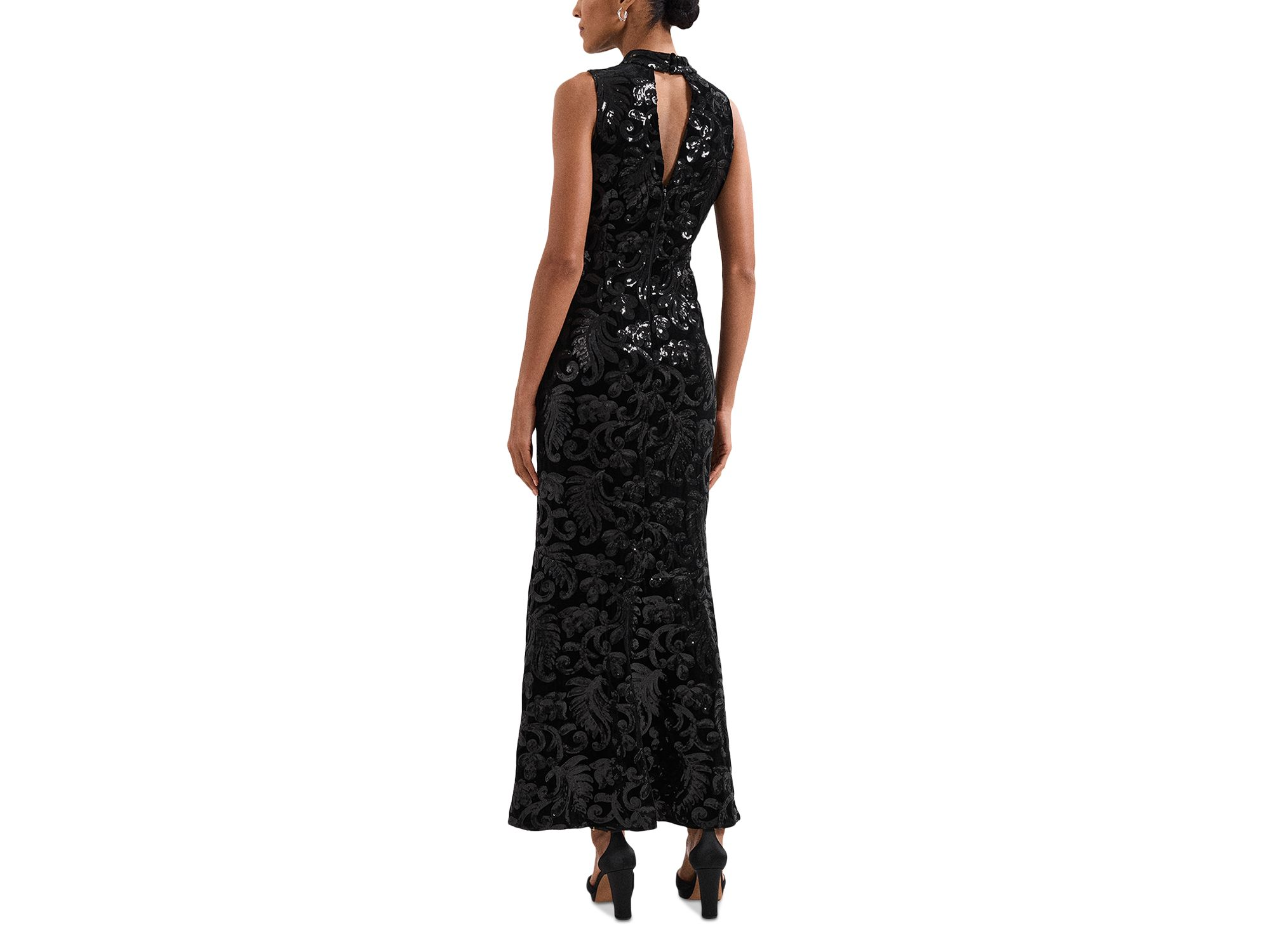 Trudy Sequined Velvet Maxi Dress — Image 8