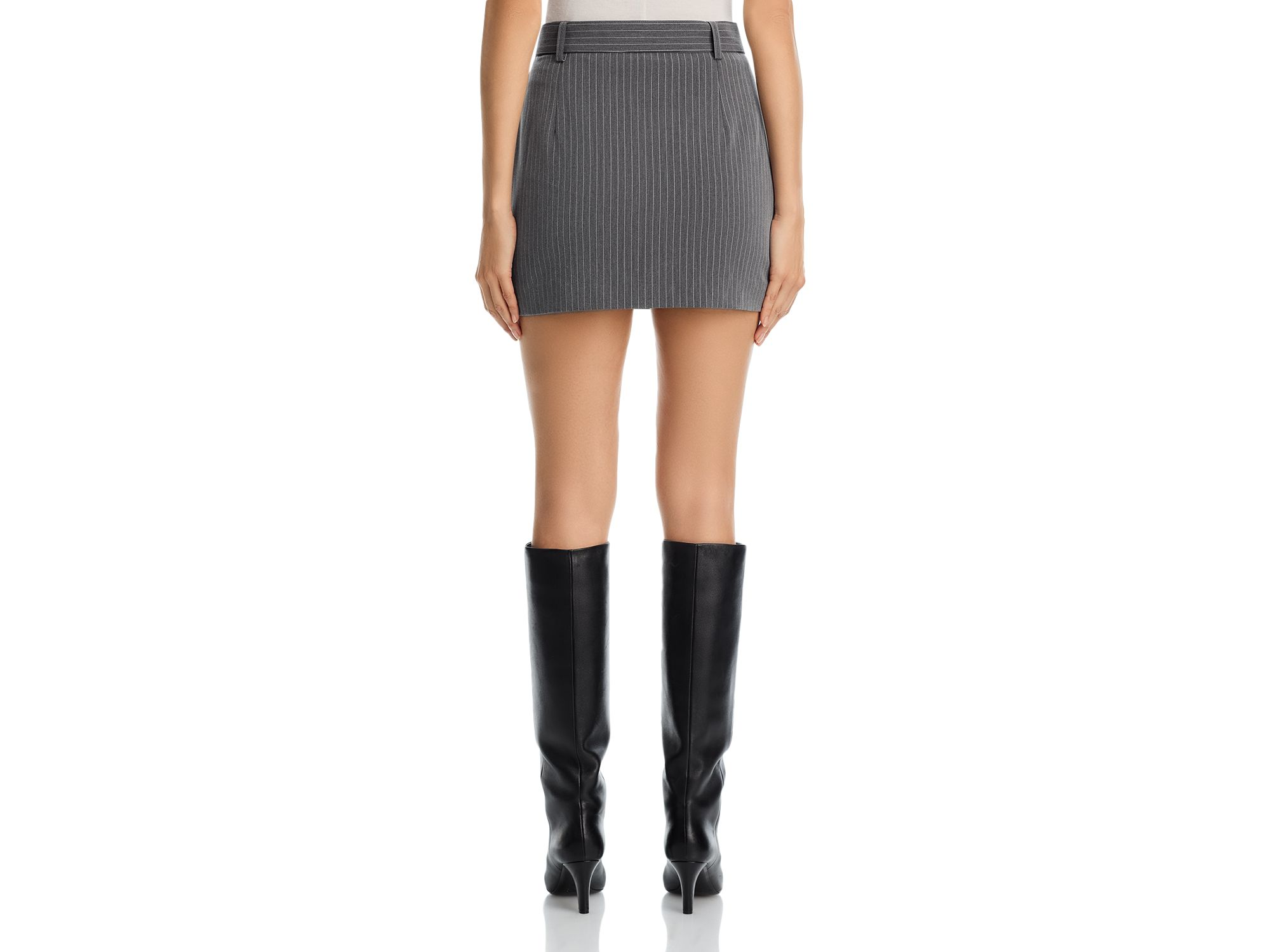 Minka Pinstriped Skirt — Image 3