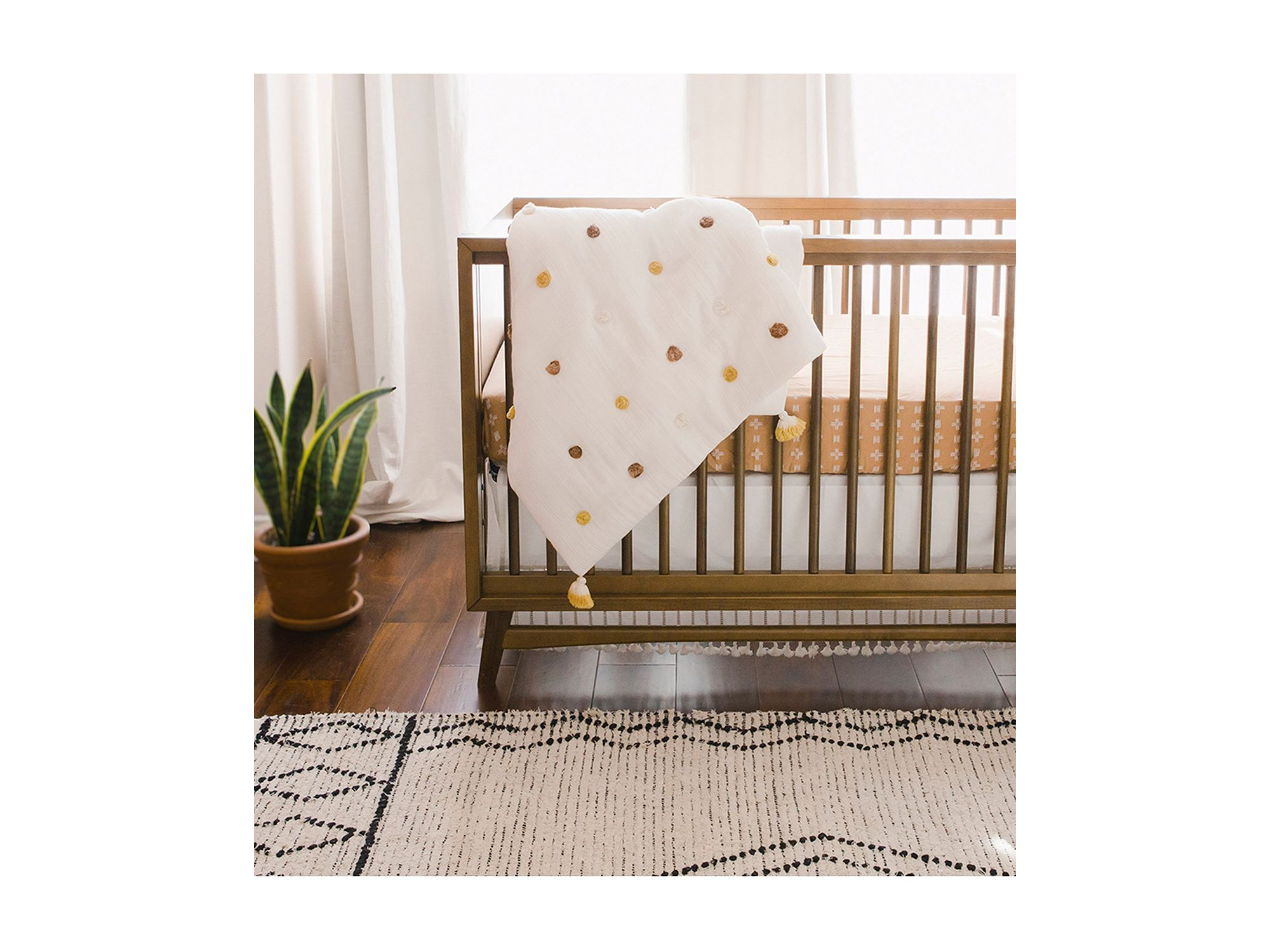 Kendi Pom Pom Quilted Blanket - Ages 0-36 Months — Image 4