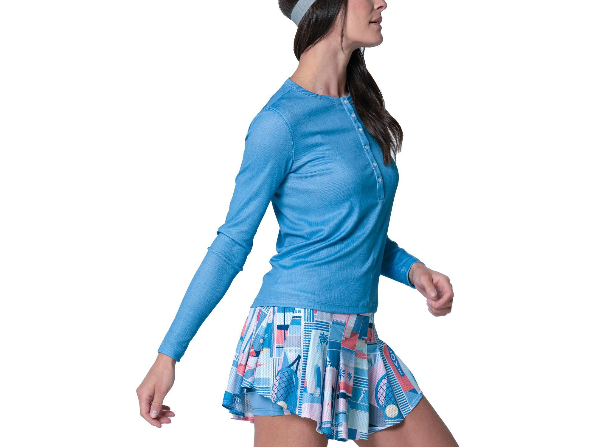 Linen Play Henley Top — Image 3
