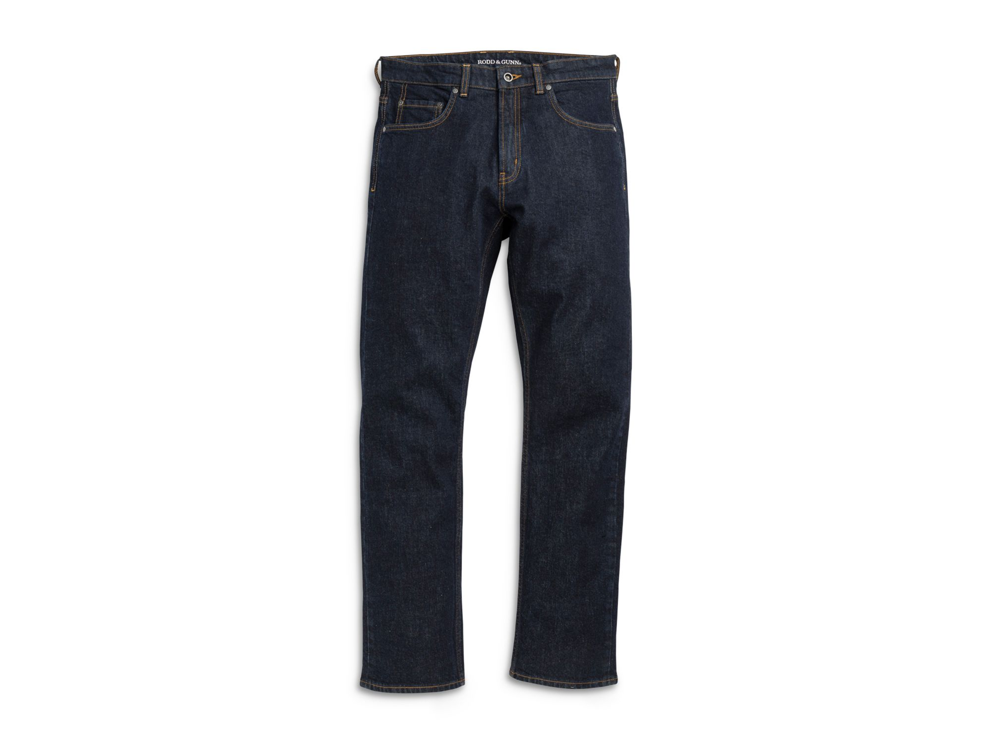 Bexley Relaxed Jeans in Raw Denim — Image 5