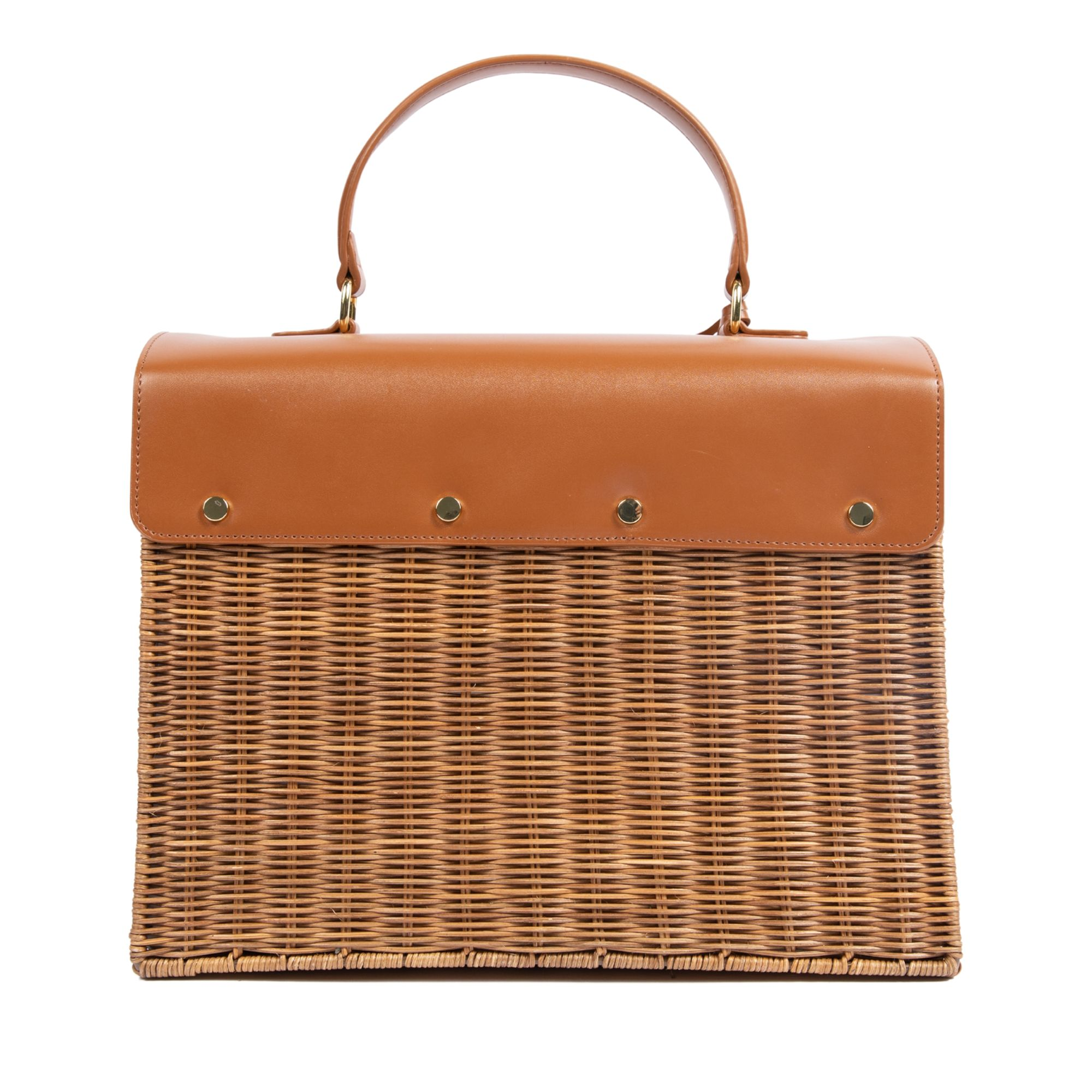 The Large Luncher Wicker Lunch Box — Image 3