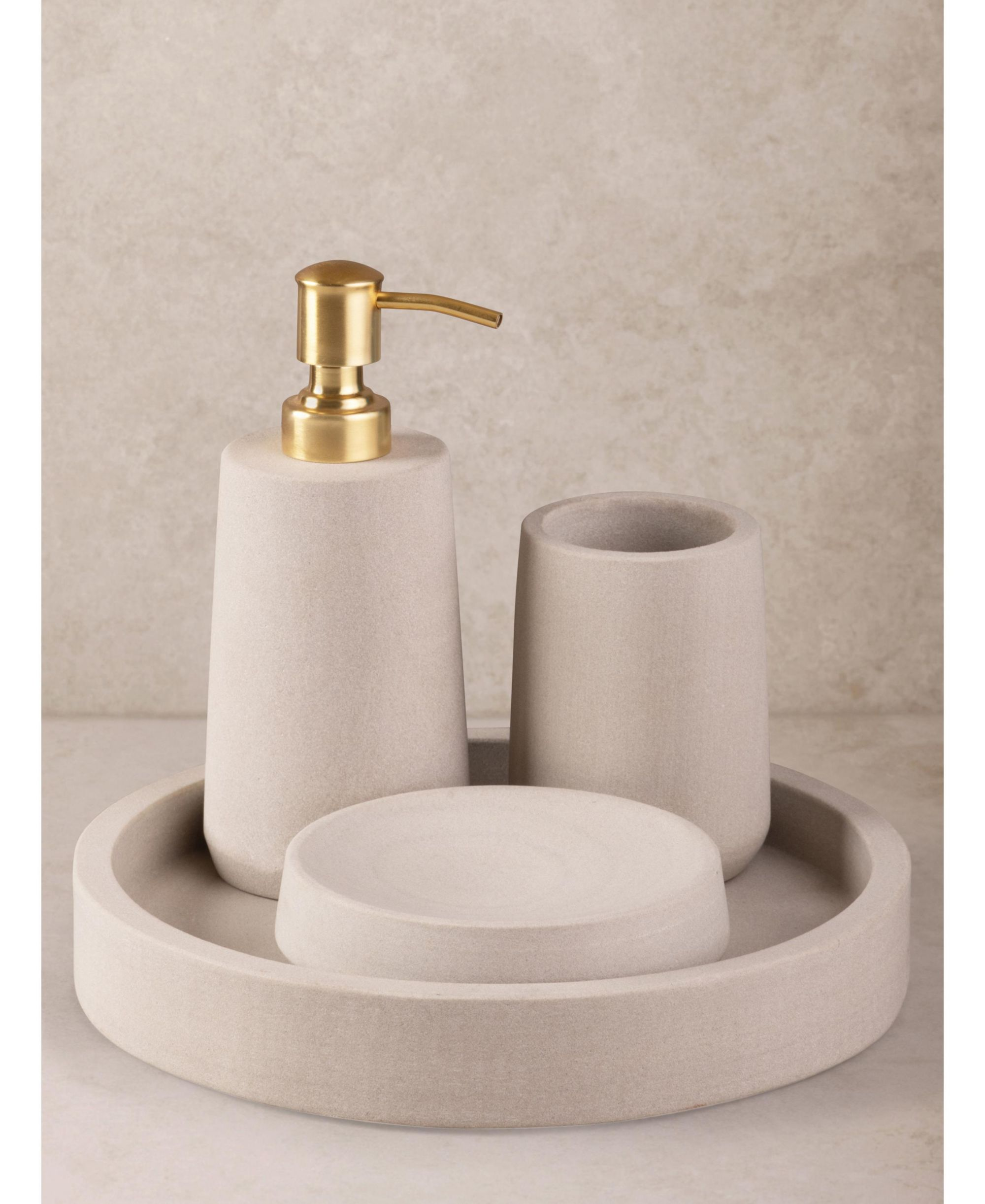 Casablanca Sandstone Bath Accessories, Set of 4 — Image 4