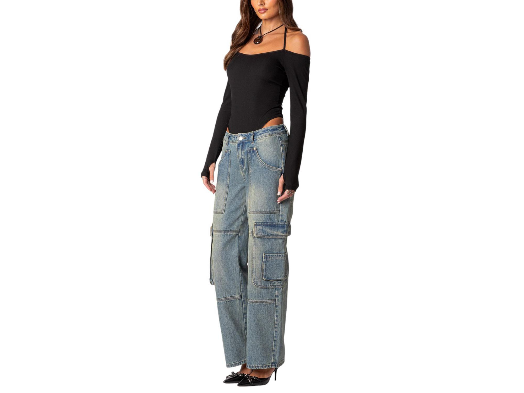 Model Off Duty Ribbed Bodysuit — Image 5