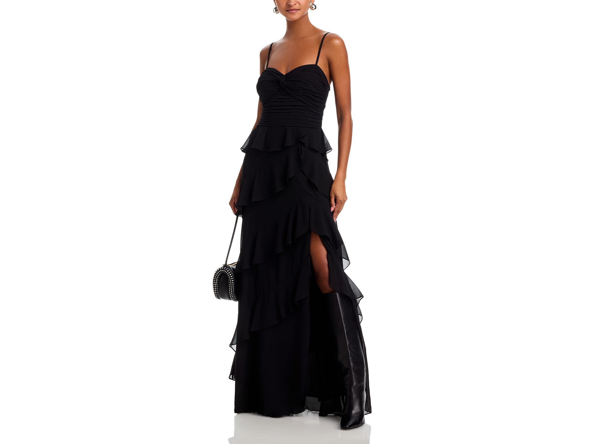 Chiffon Tiered Ruffled Dress - Exclusive — Image 3