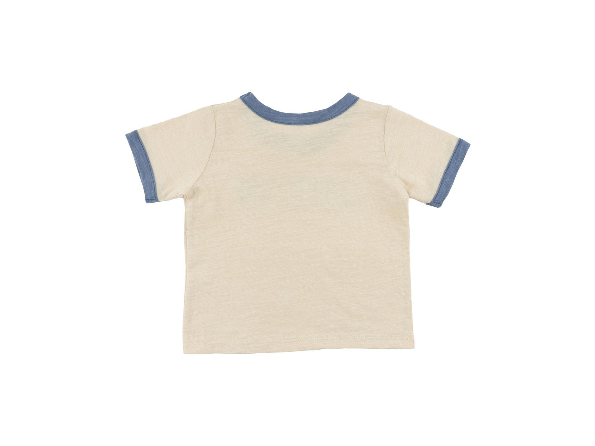 Unisex "CREW" Applique Billie Slub Ringer Tee - Baby — Image 4