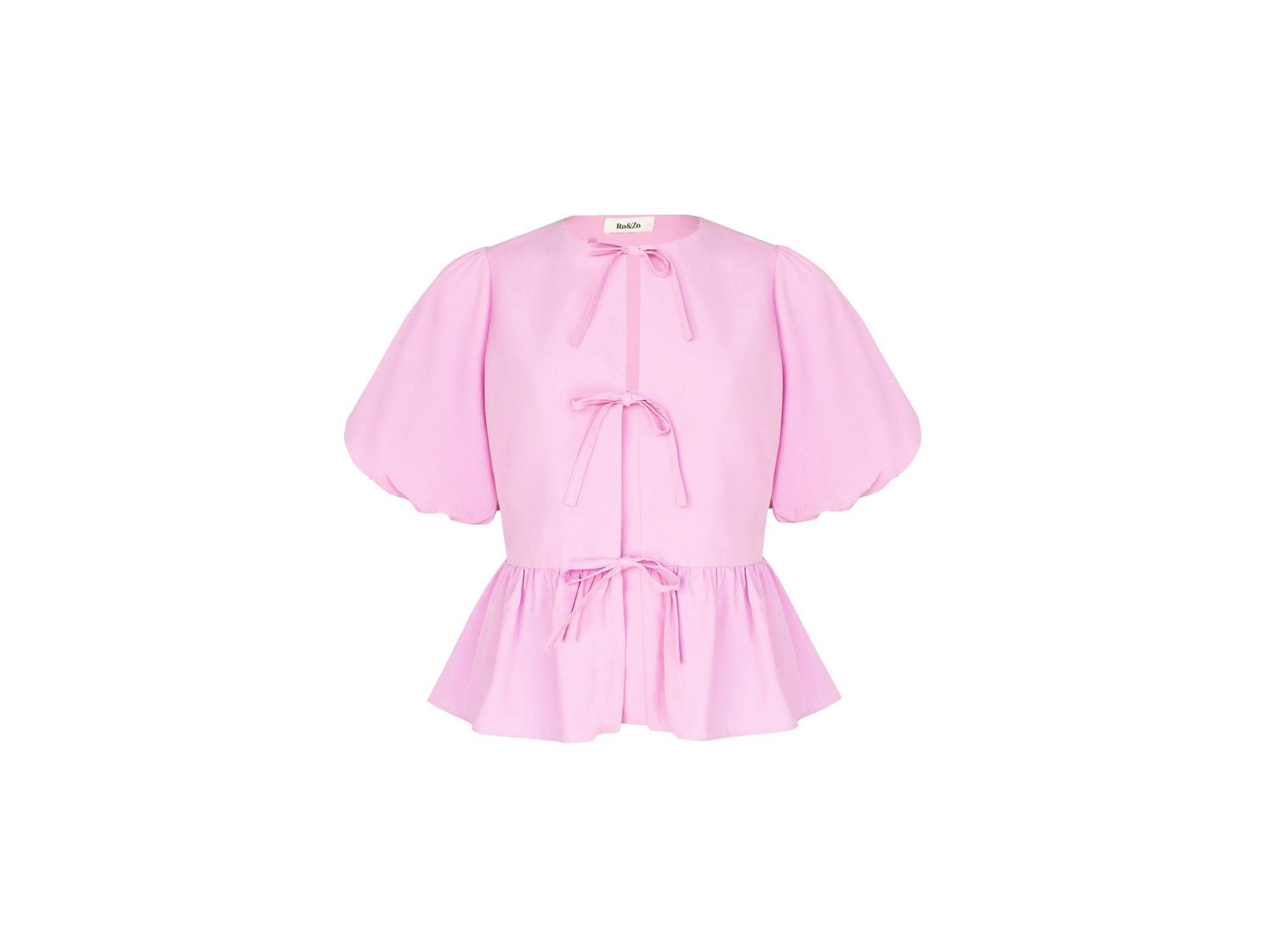 Cotton Tie Front Top — Image 4
