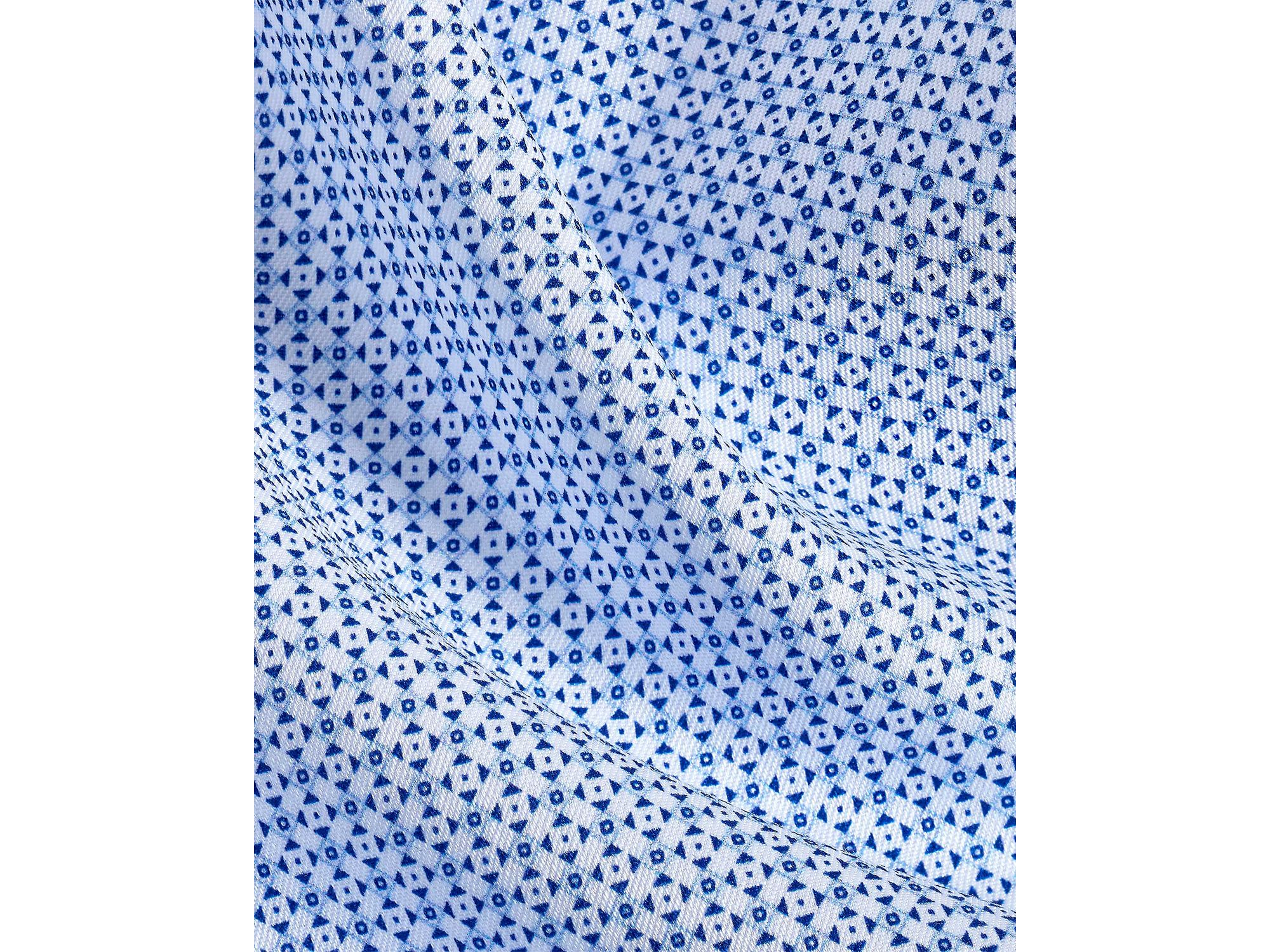 Trim Fit Micro Geometric Print Dress Shirt — Image 3