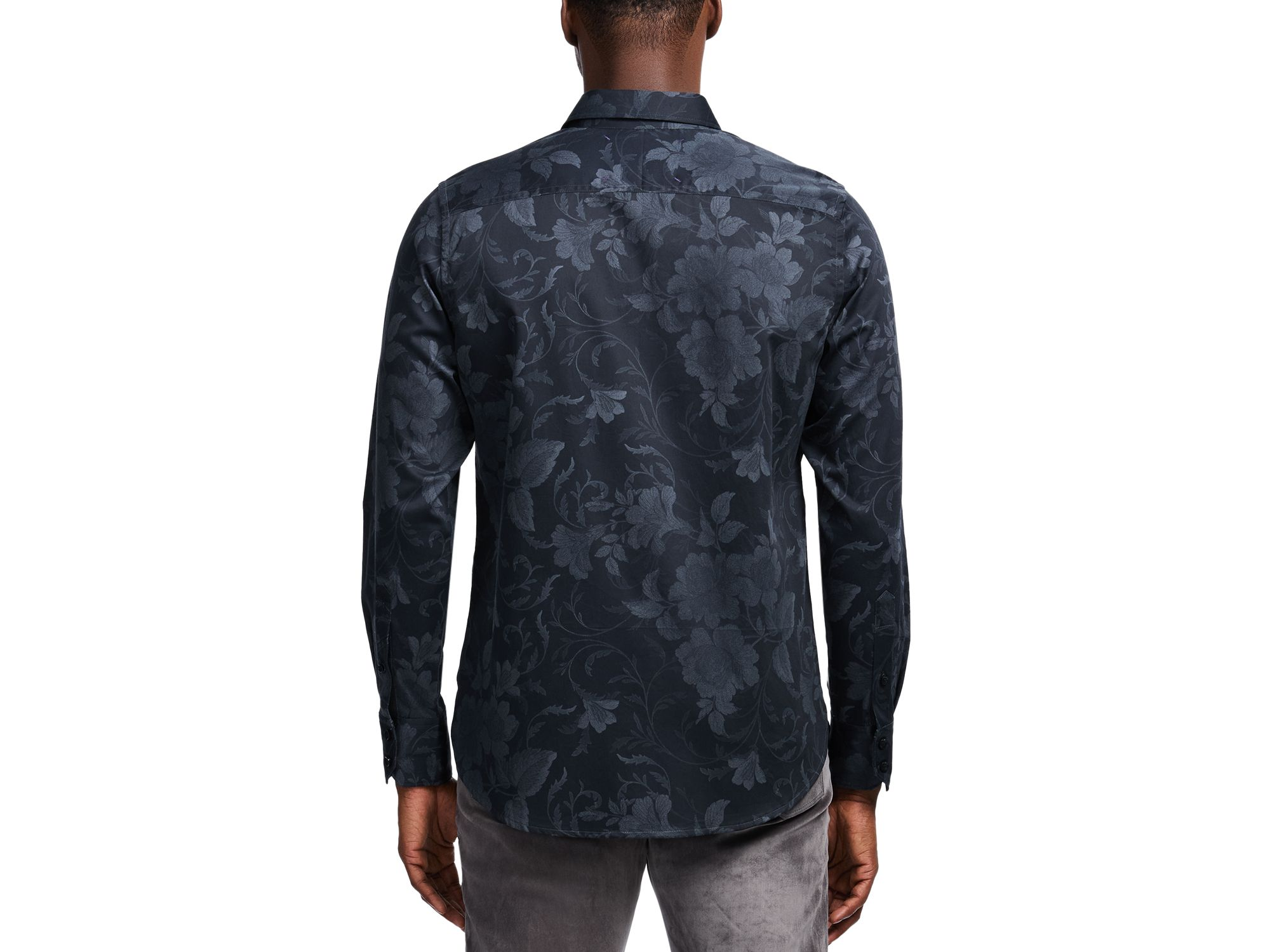 Barnsworth Cotton Button Down Shirt — Image 3