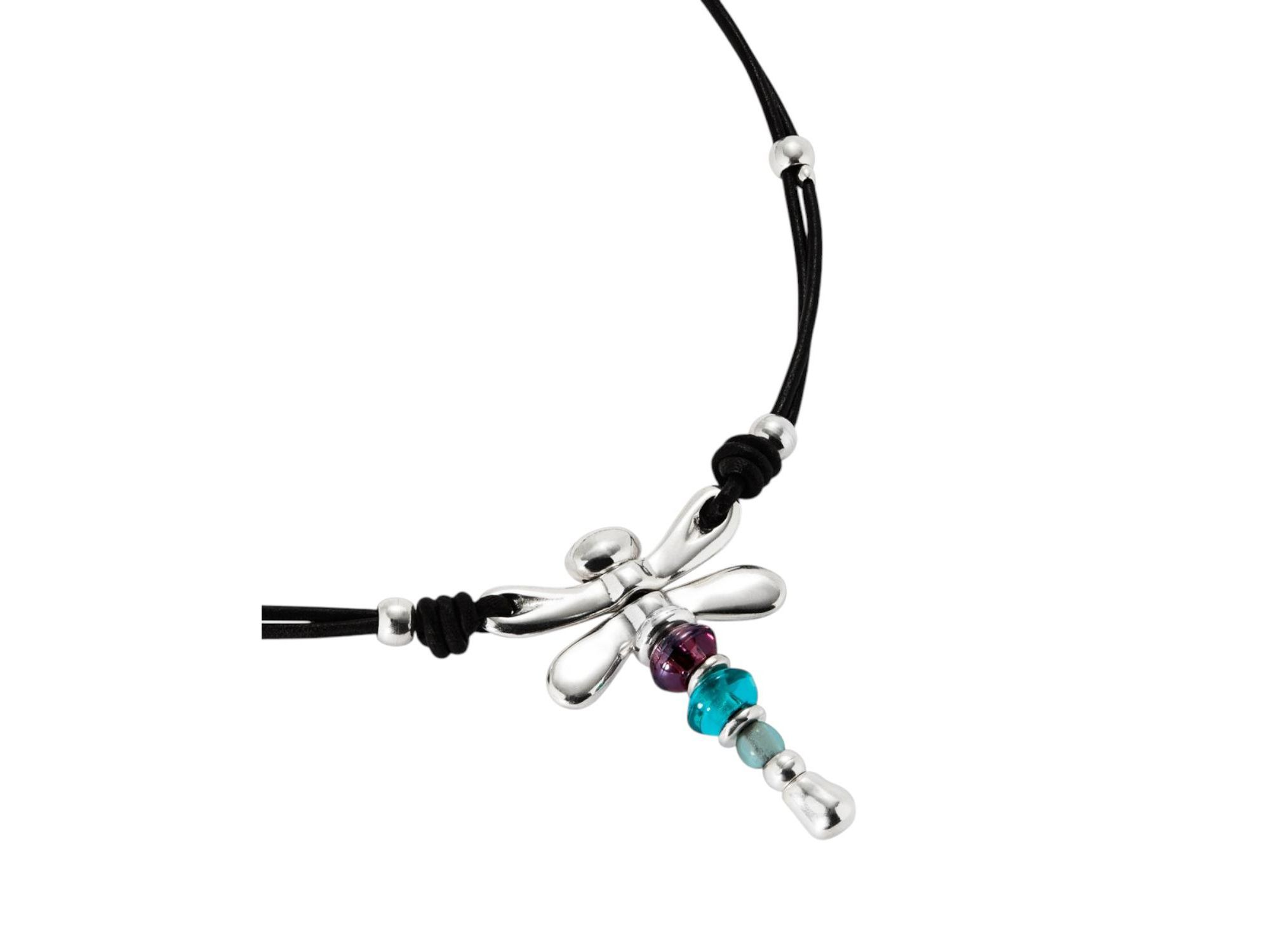 Dragonfly Leather Necklace — Image 5
