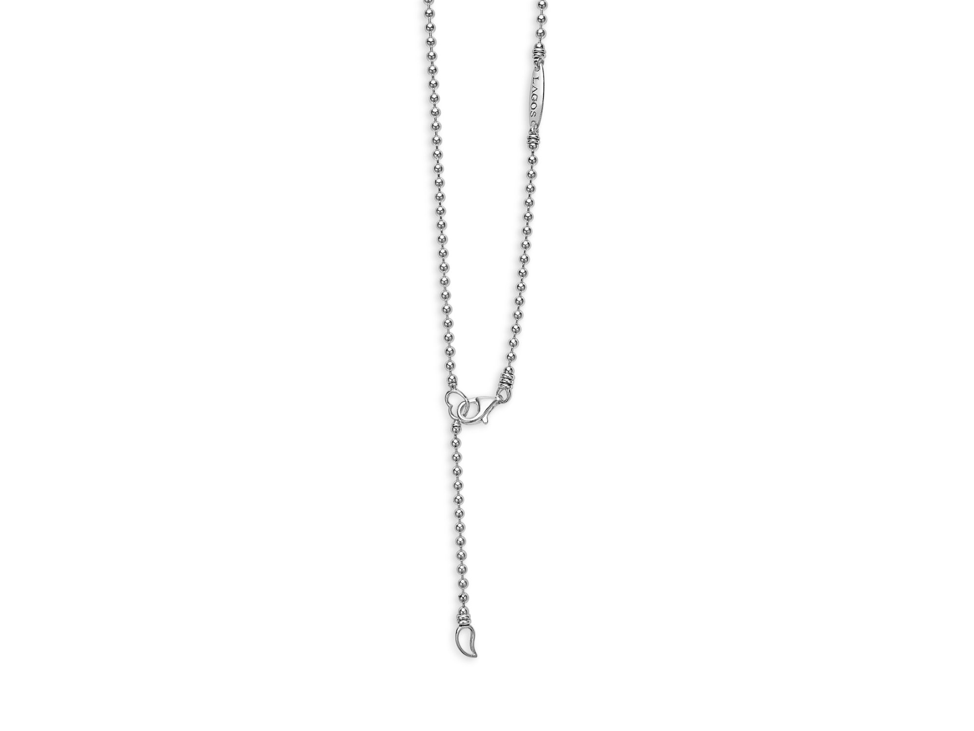 Sterling Rare Wonders Skeleton Pendant Necklace, 22-24" — Image 4