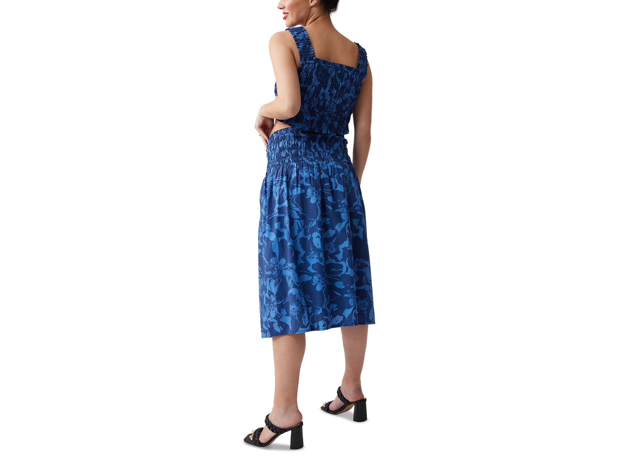 Maternity Poplin Floral Top & Skirt Set — Image 5