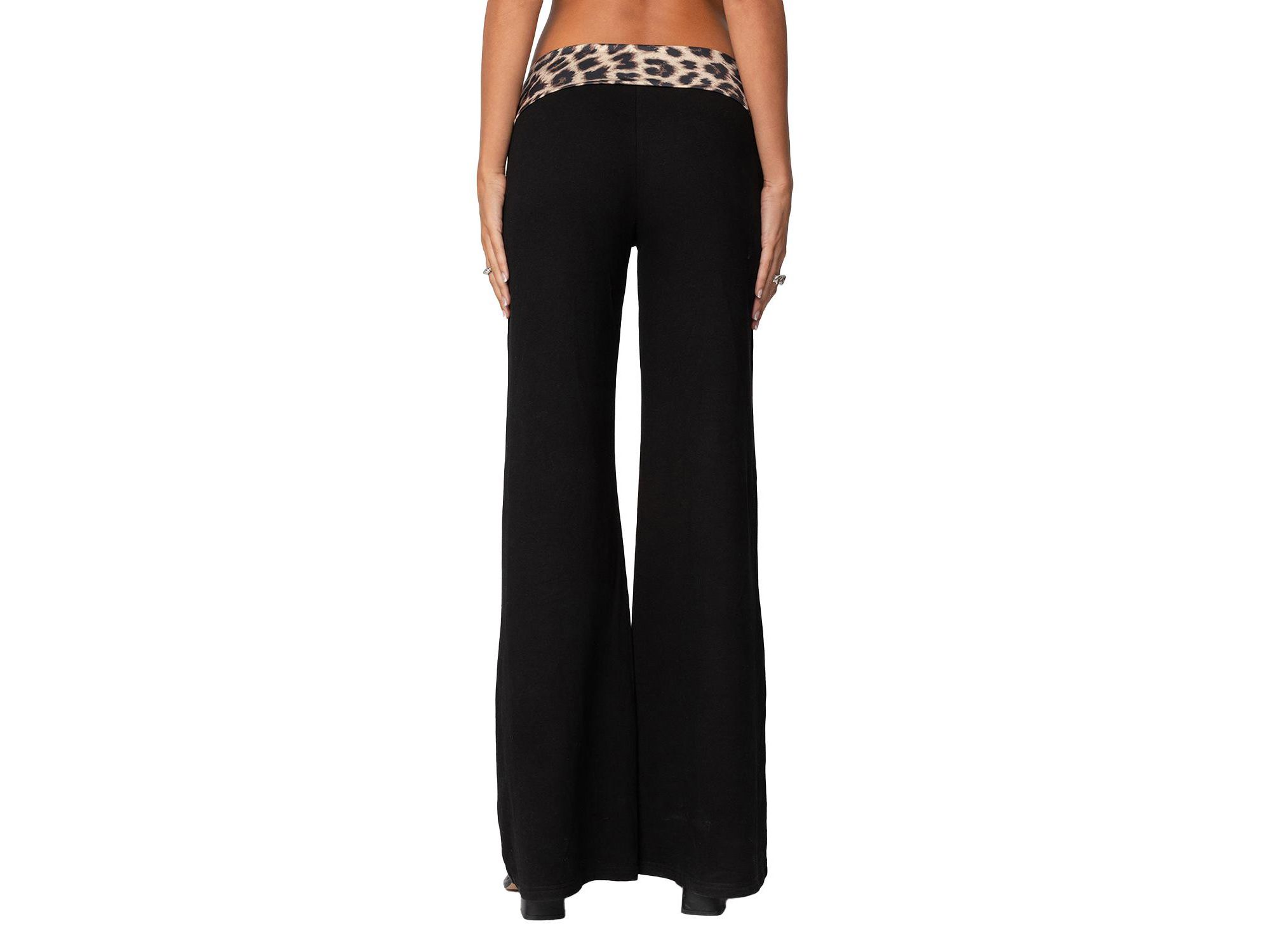 Leopard Fold Over Pants — Image 3