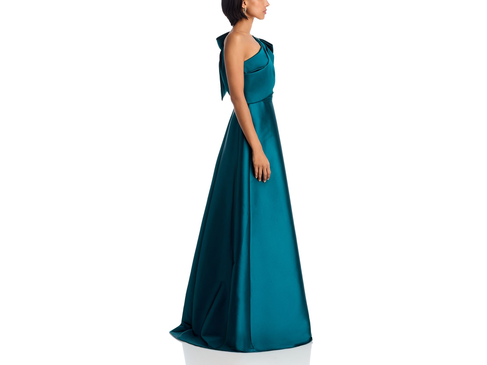 One Shoulder Embellished Gown — Image 5