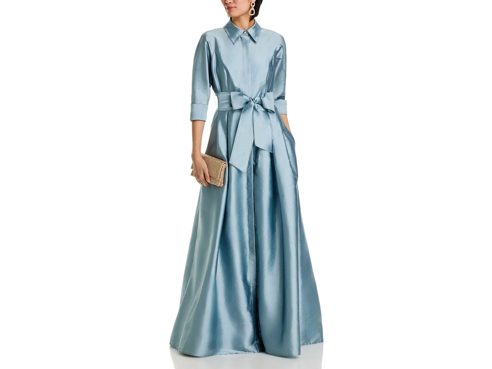 Taffeta Shirt Waist Gown — Image 3