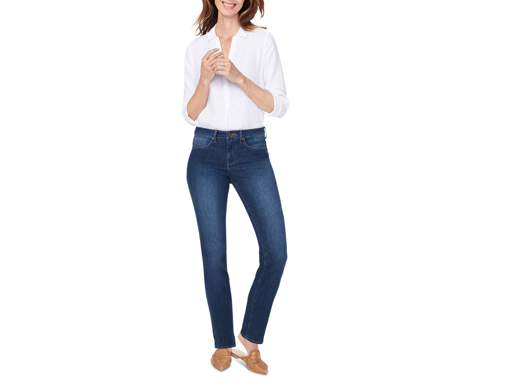 Petite Sheri High Rise Slim Leg Jeans in Quinn — Image 5