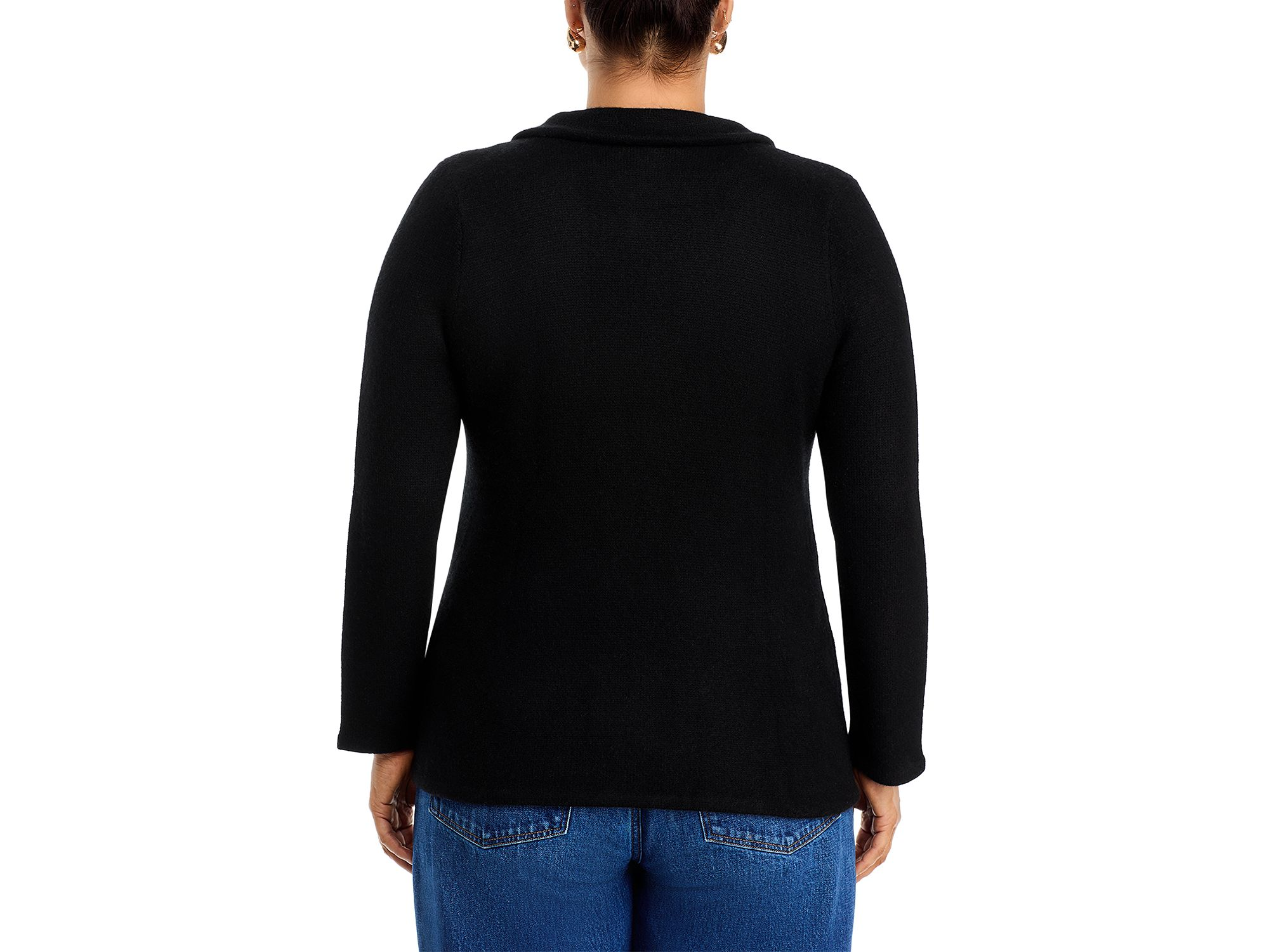 100% Cashmere Notch Lapel Blazer - Exclusive — Image 8