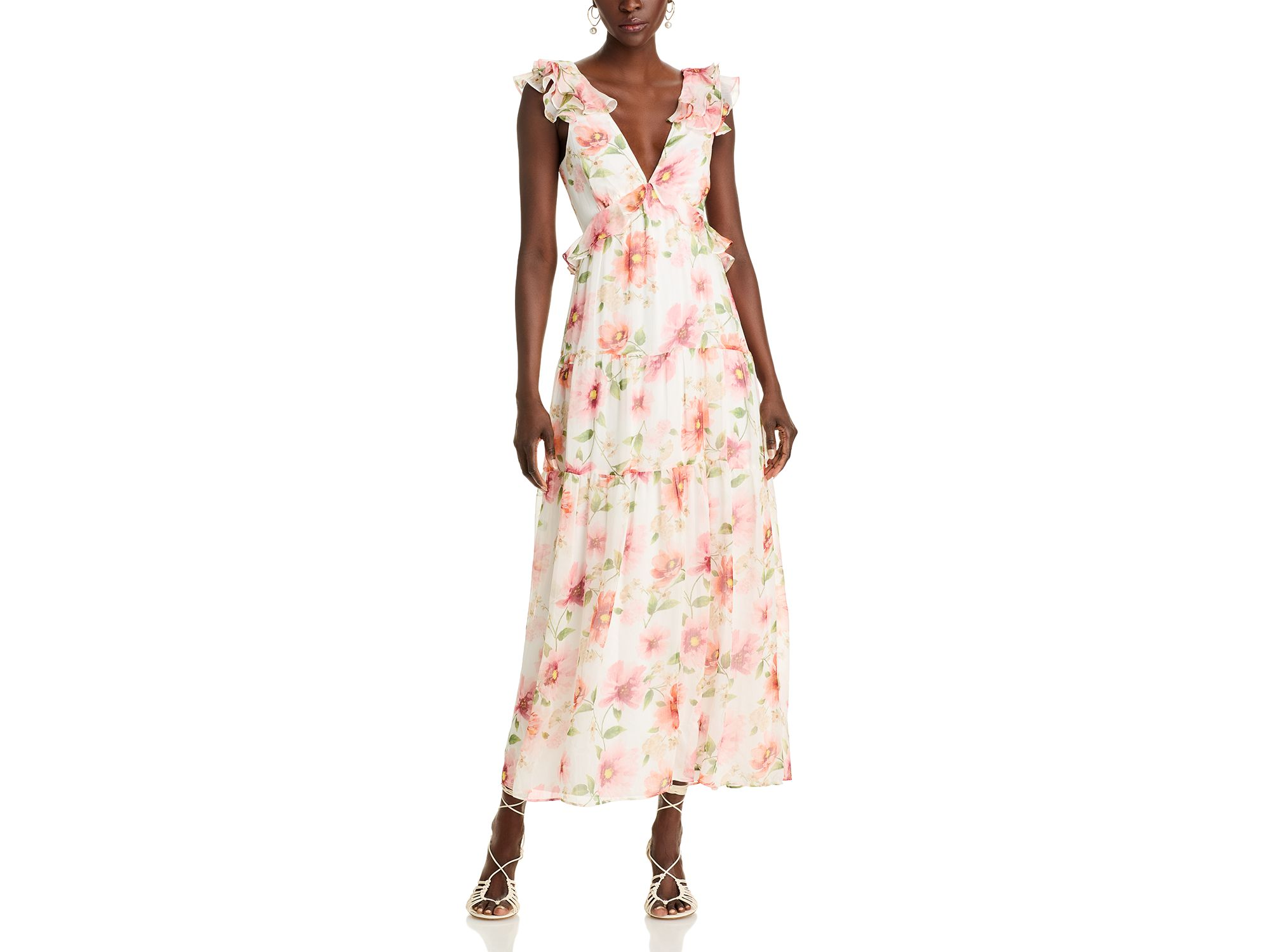 Ruffle Maxi Dress - Exclusive — Image 4