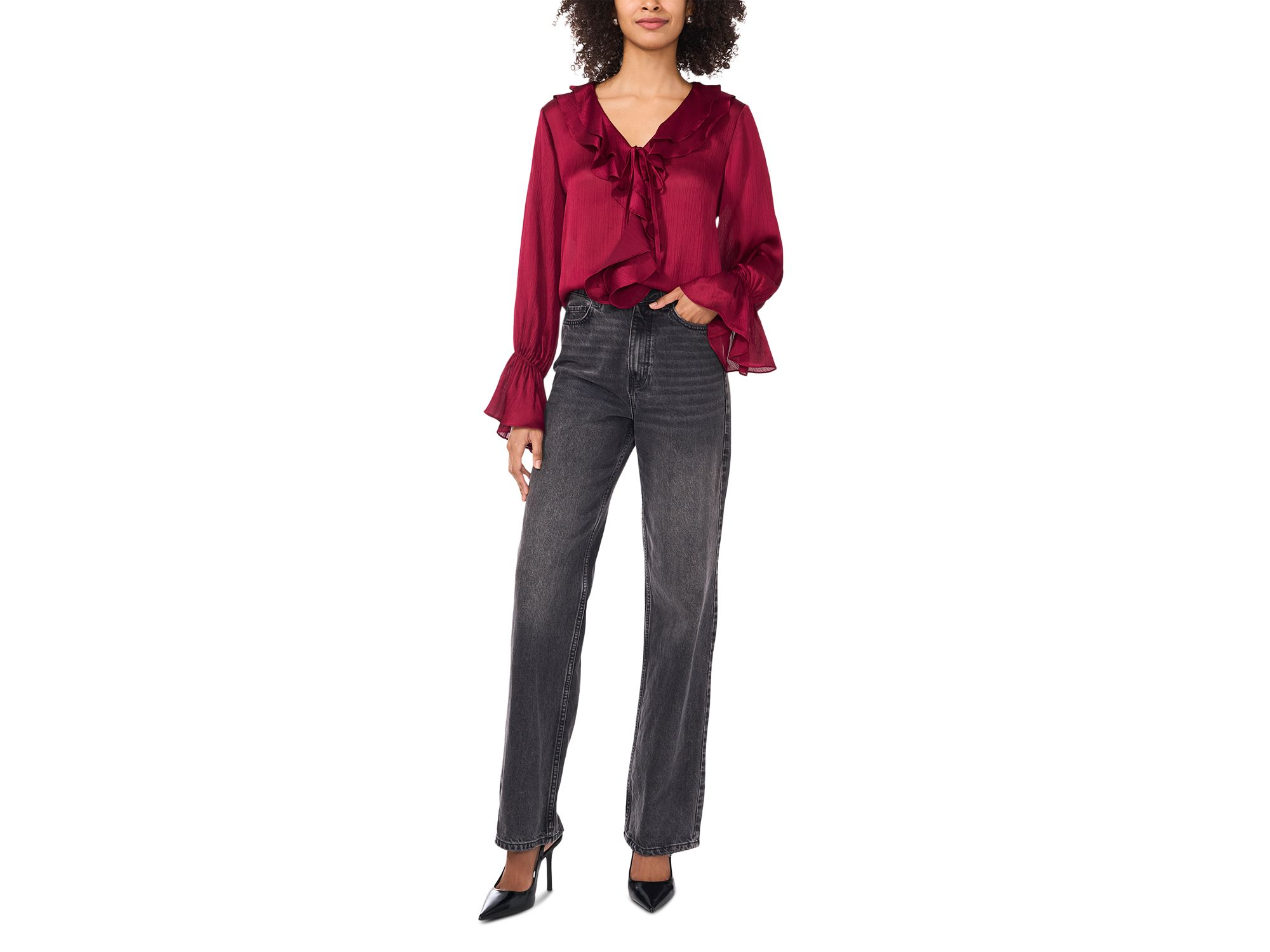Double Ruffled Blouse — Image 3