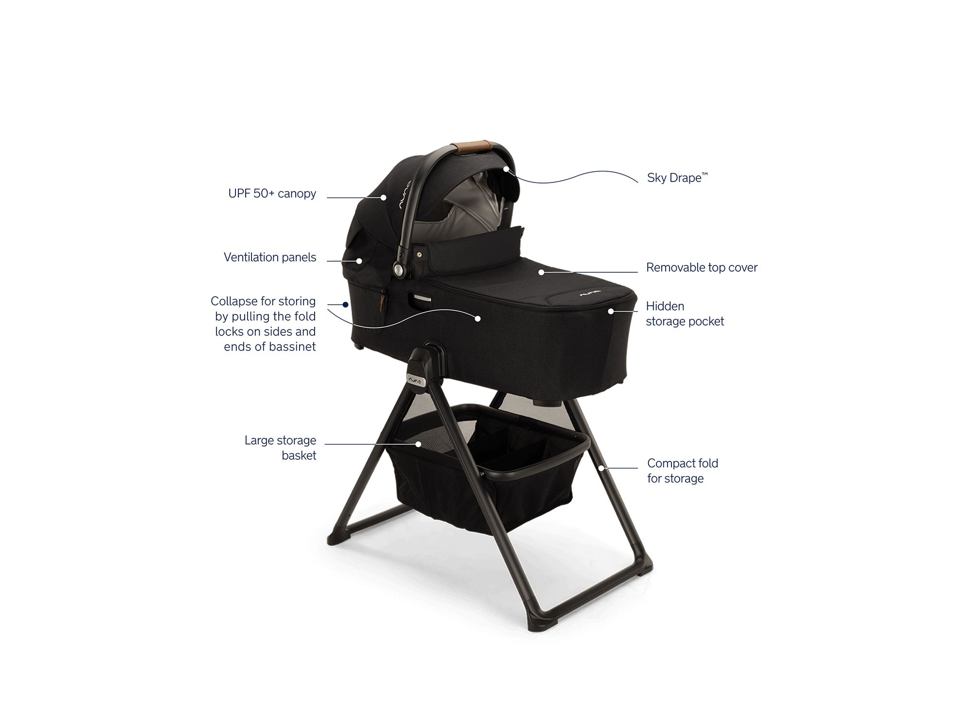 DEMI™ Next Bassinet and Stand — Image 5