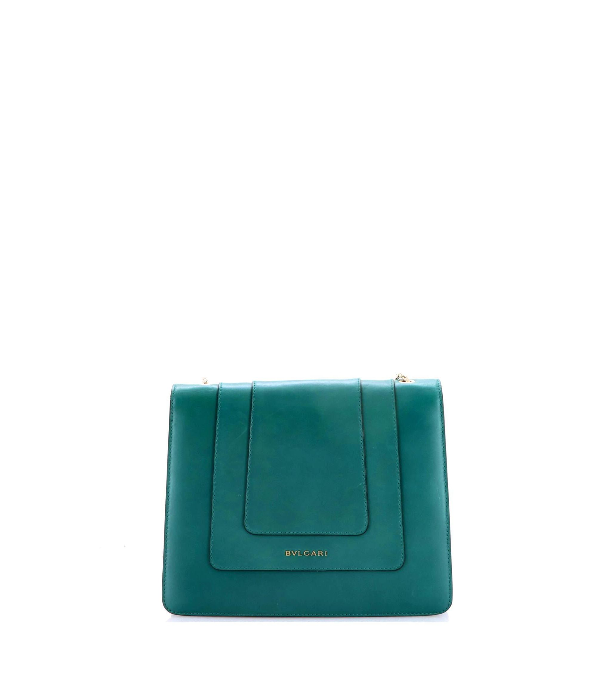 Medium Serpenti Forever Square Shoulder Bag Leather — Image 5