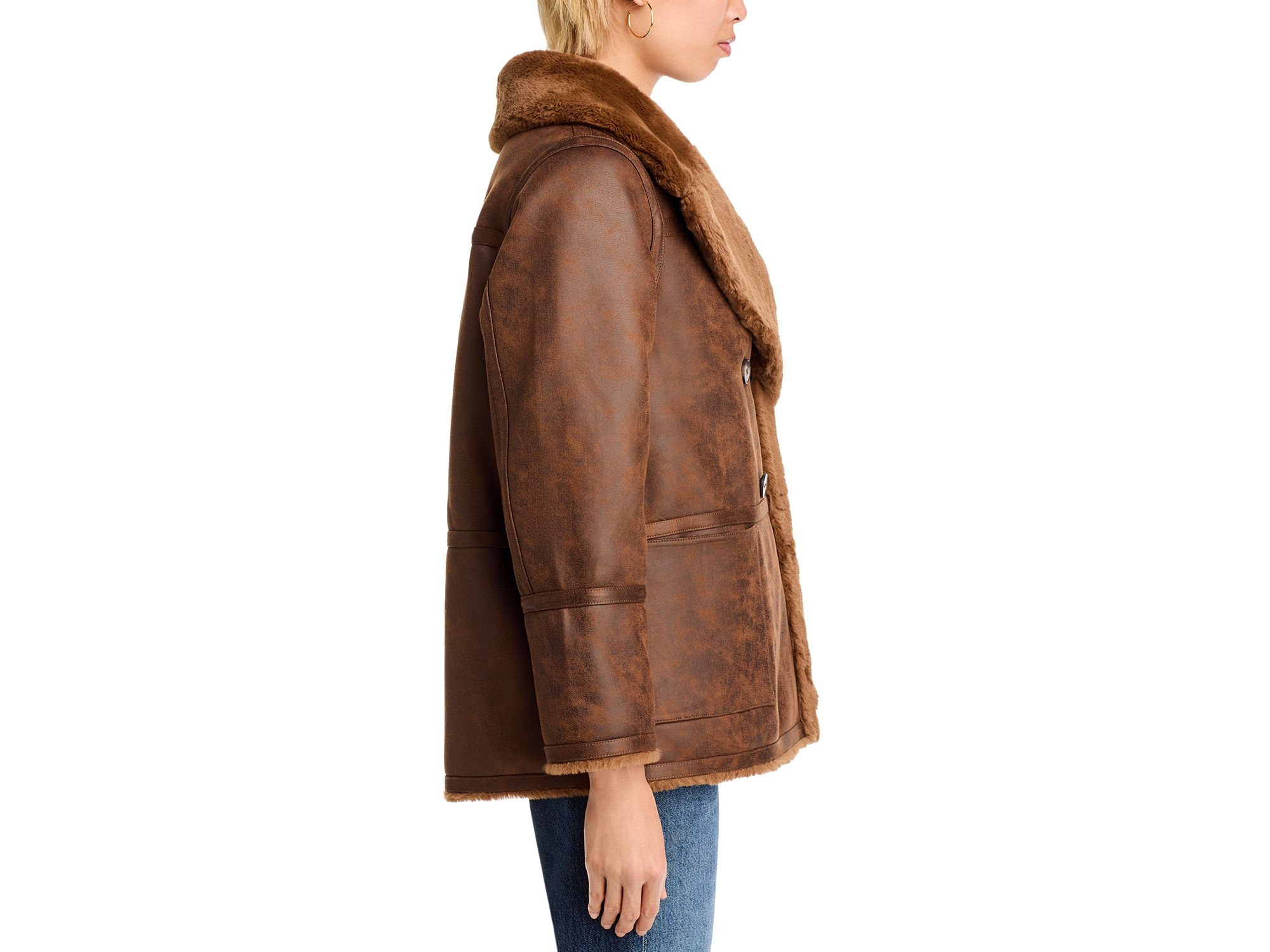 Faux Suede Jacket - Exclusive — Image 9