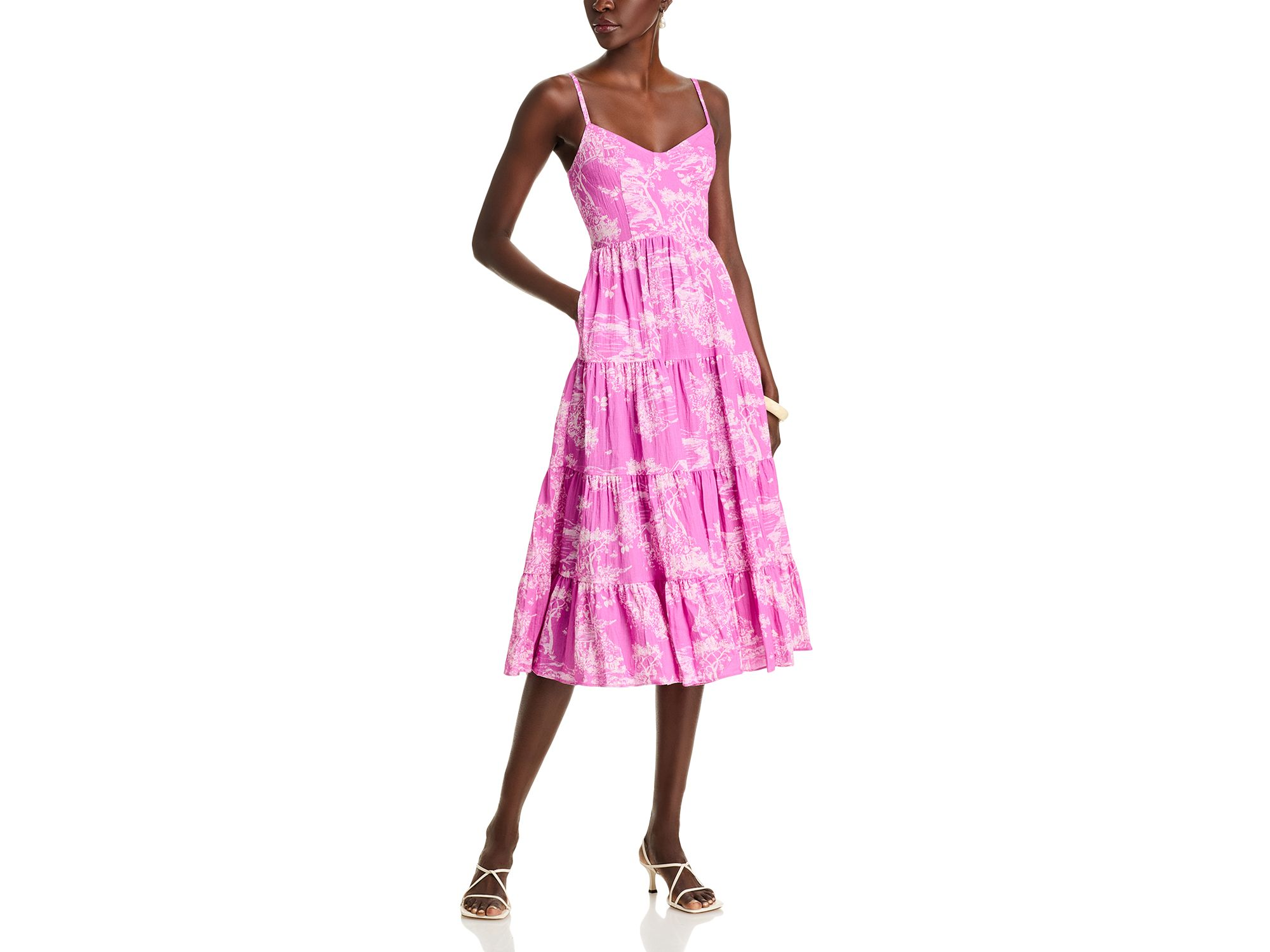 Toile Tank Midi Dress - Exclusive — Image 4