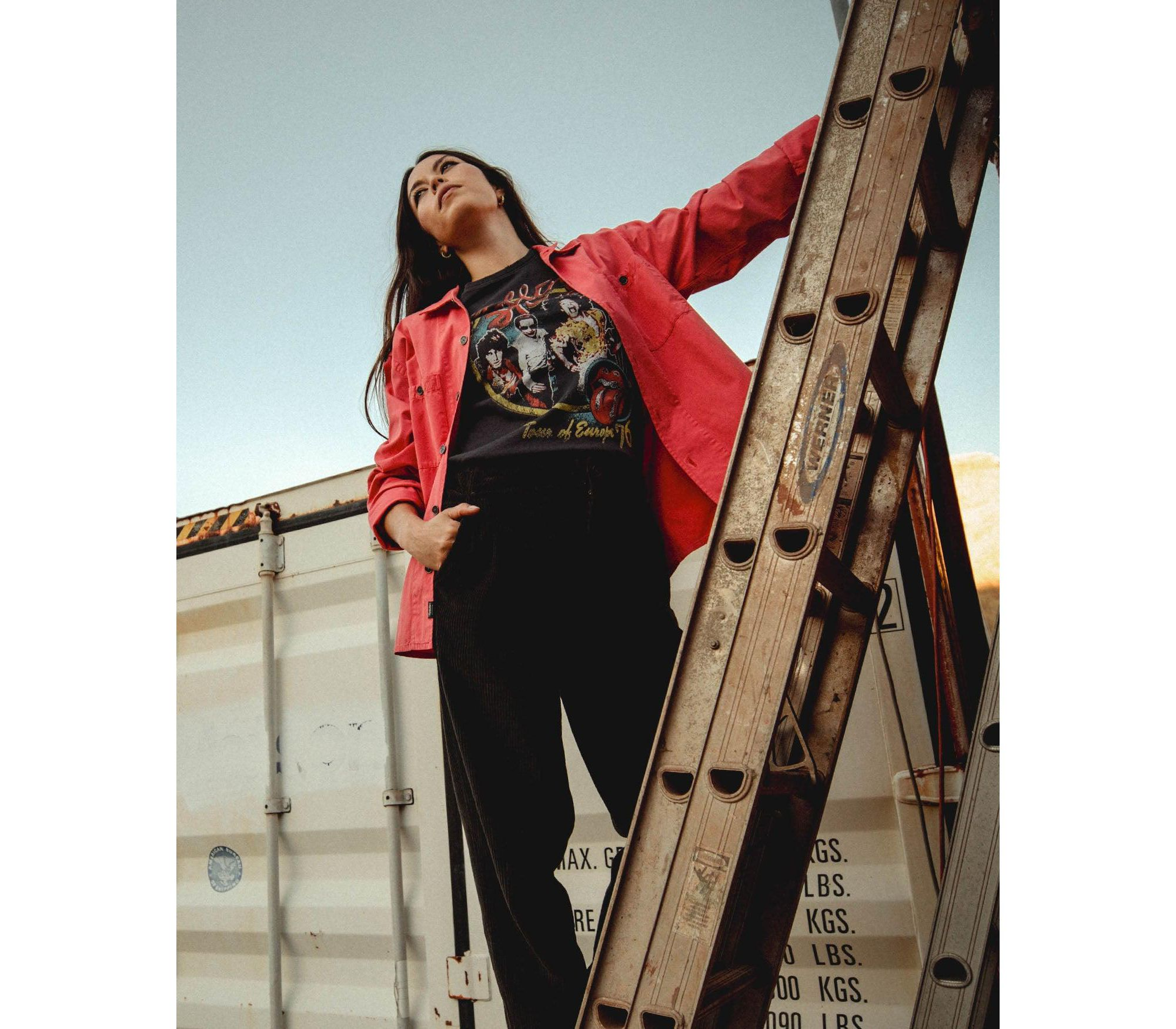 Unisex The Rolling Stones  Europe 76 Vintage Tee — Image 5