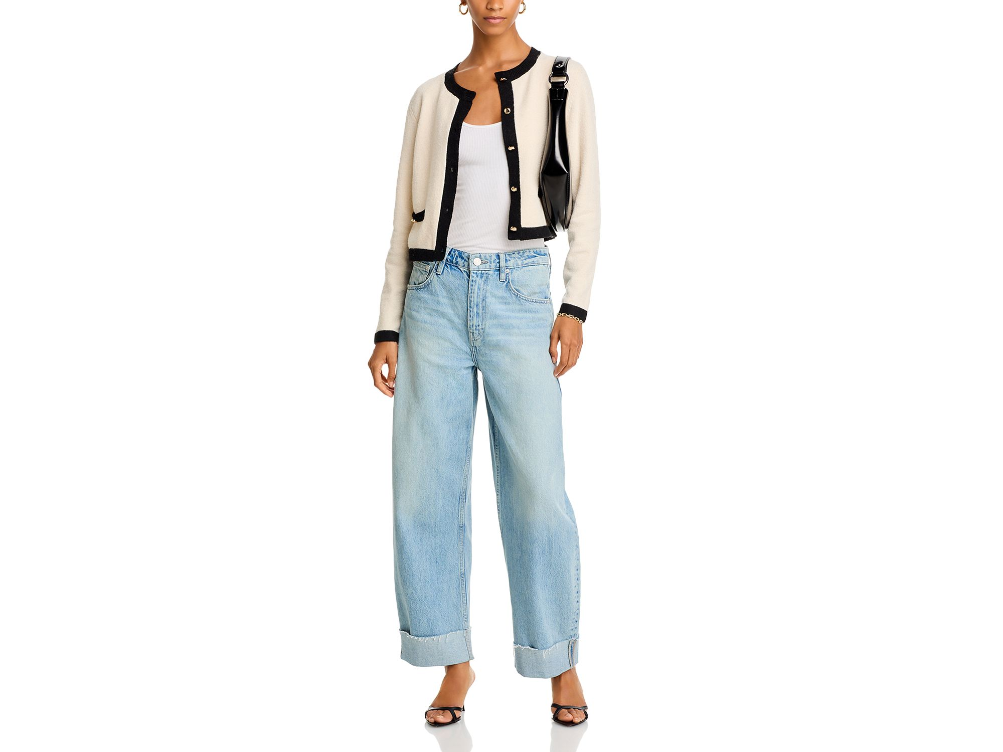 Vhari Contrast Trim Cardigan — Image 6