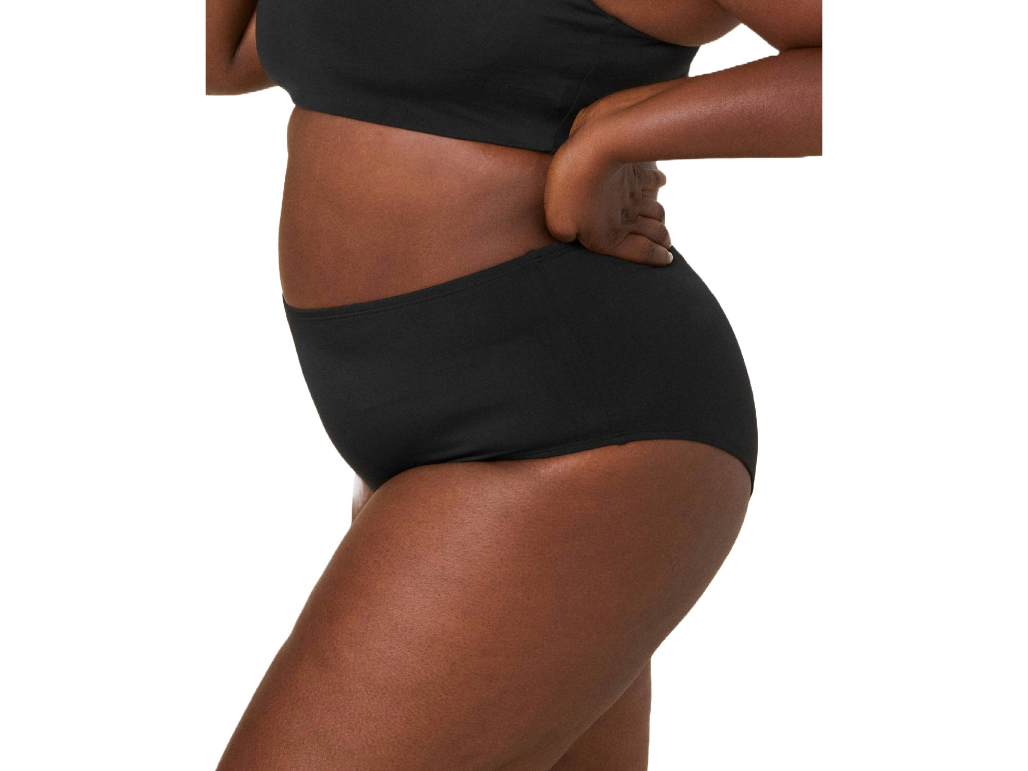 Plus Size High Waisted Bikini Bottom — Image 3