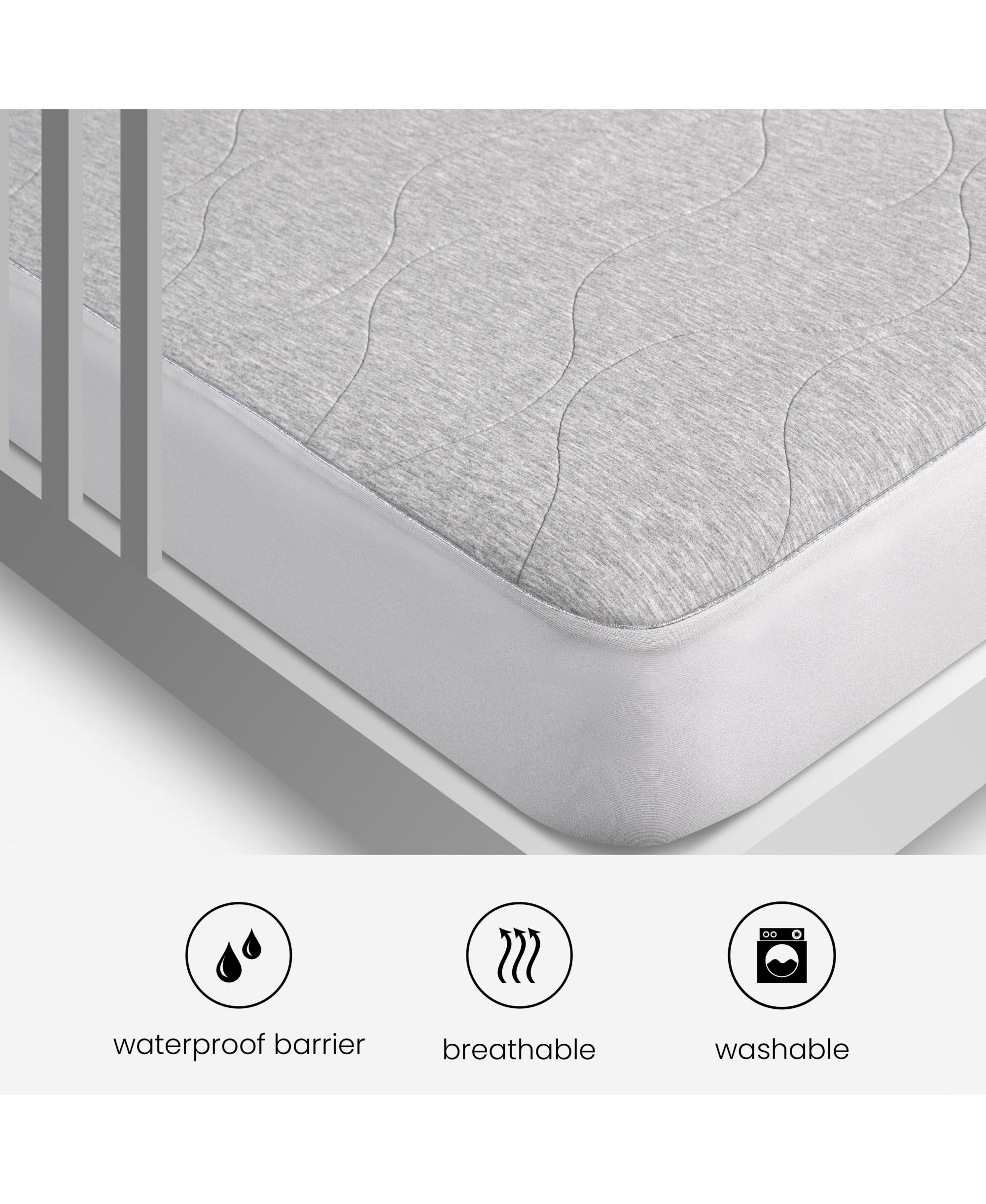 Baby Air-X Performance Crib Mattress Protector — Image 5