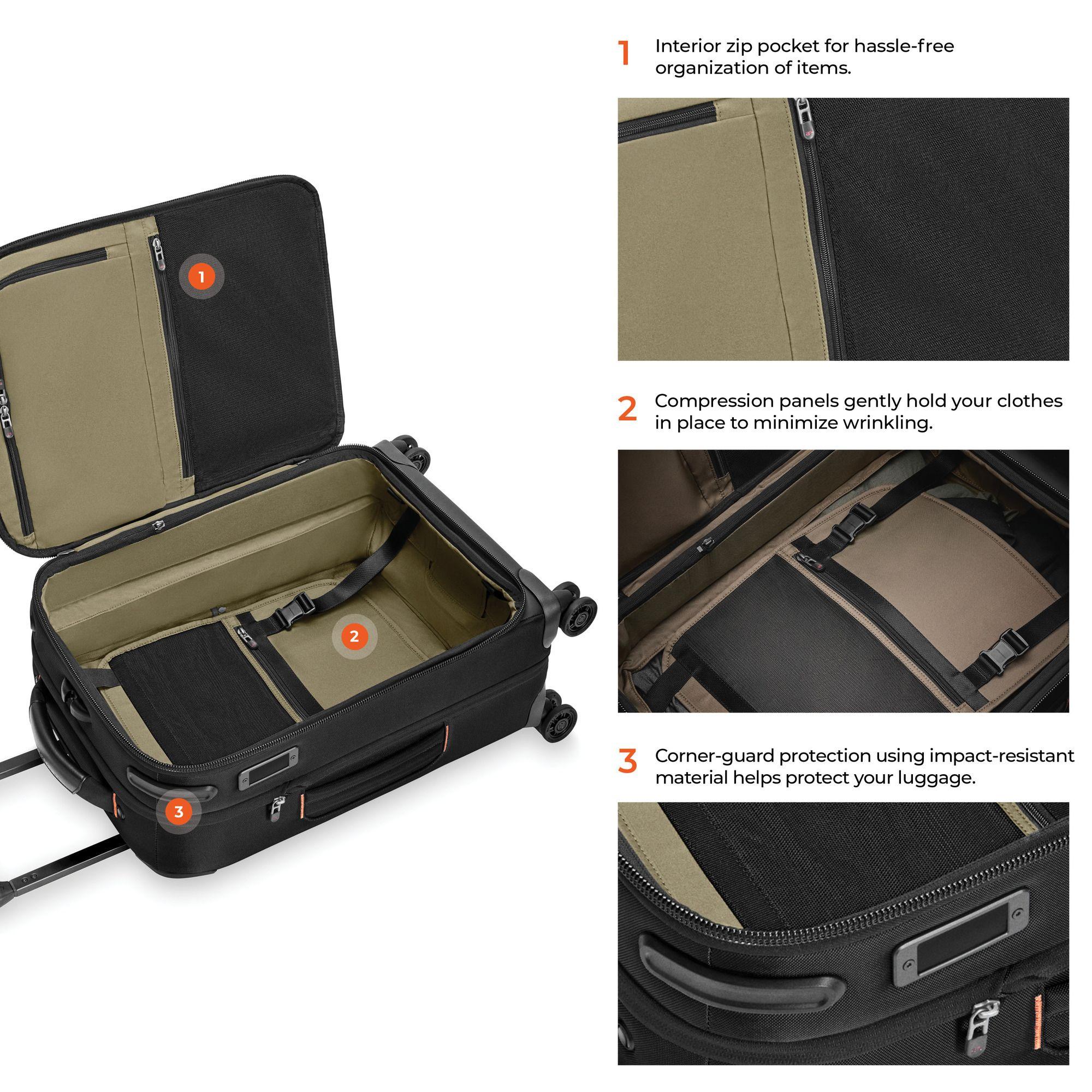 ZDX Essential Global Spinner Carry On Bag — Image 7