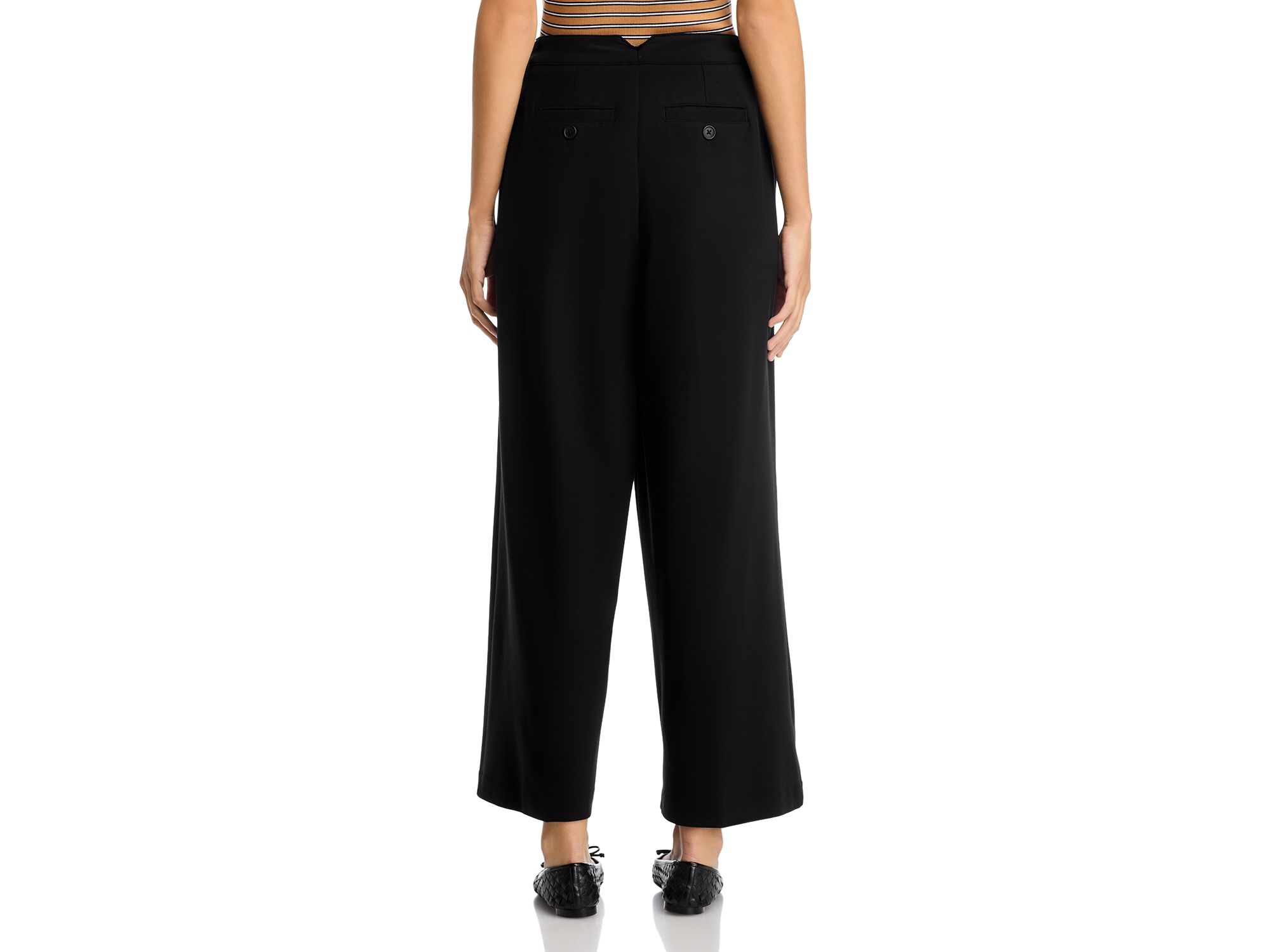 Wide Leg Drawstring Pants — Image 4