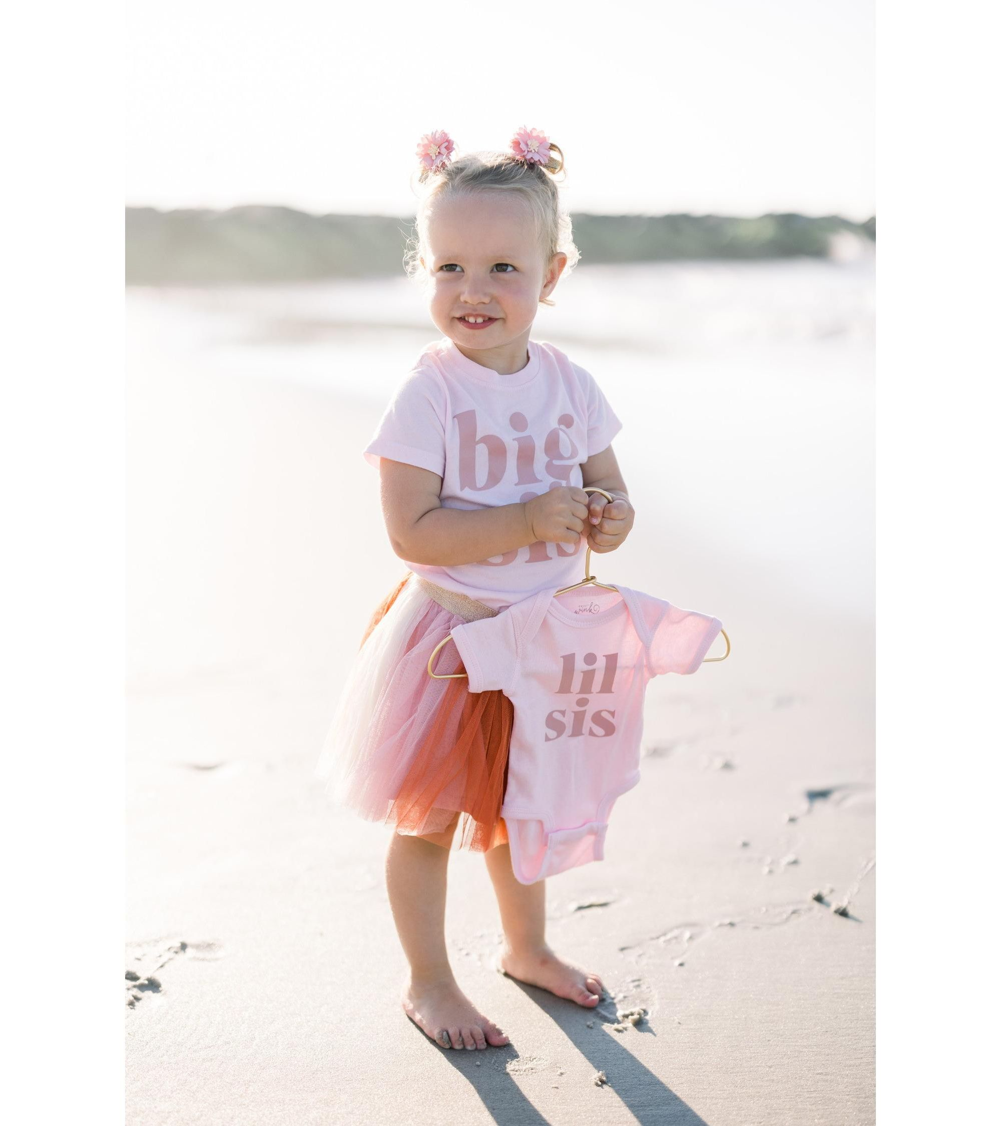 Girls' Big Sis Short Sleeve T-Shirt - Baby — Image 4