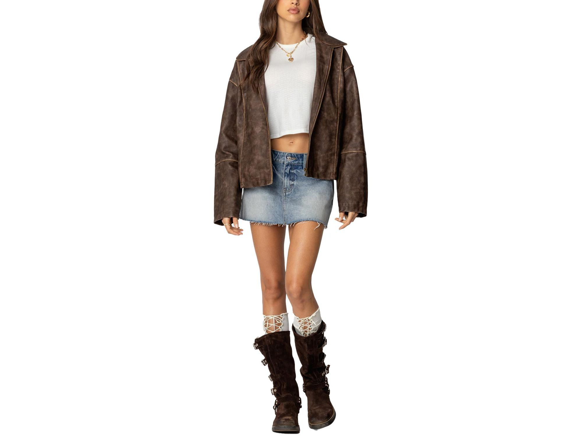 Oversized Washed Jacket — Image 3