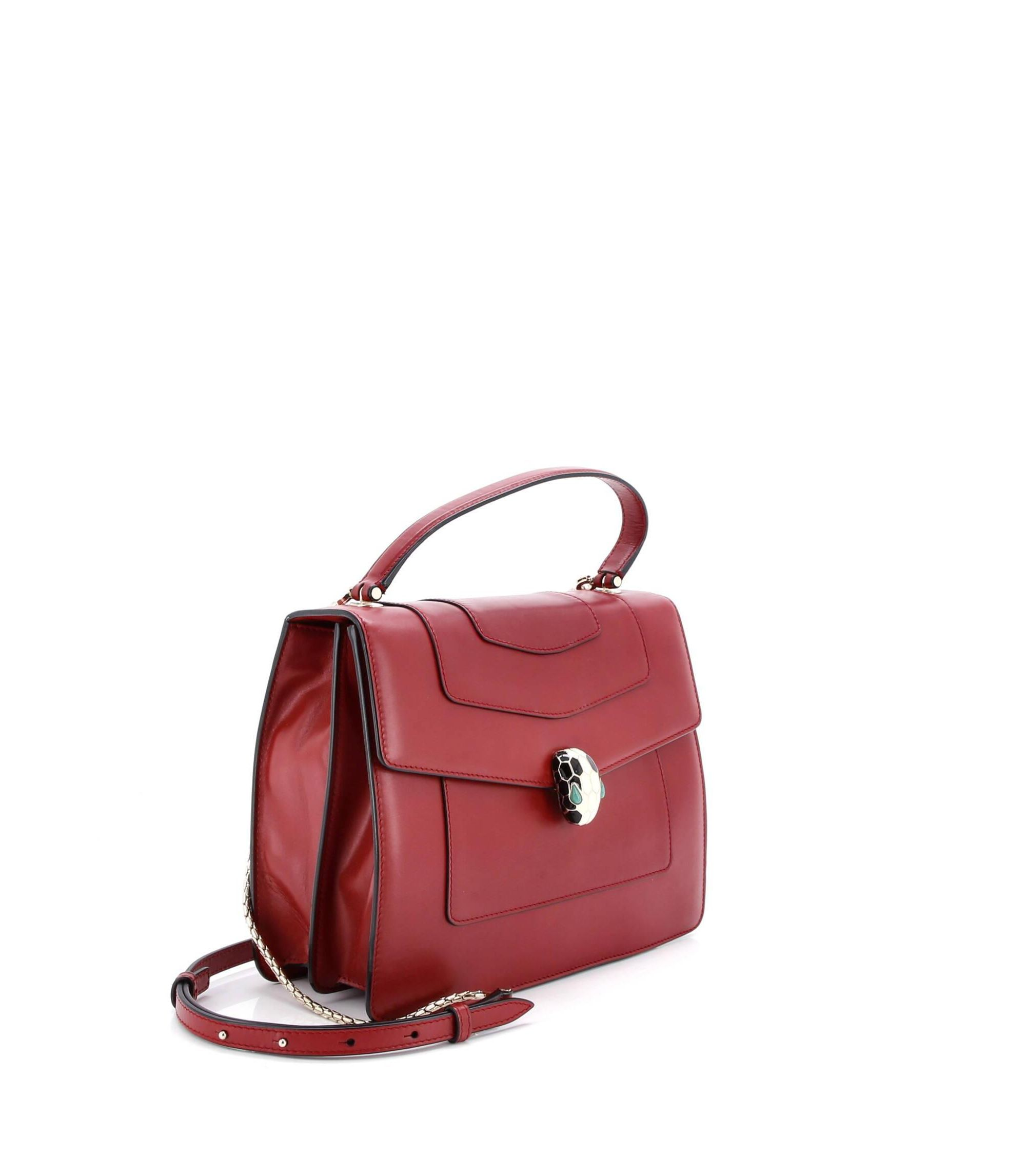 Medium Serpenti Forever Top Handle Bag Leather — Image 5